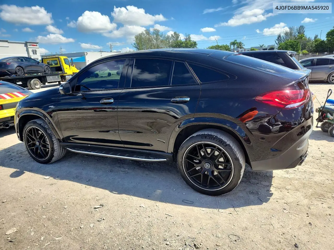 2021 MERCEDES GLE COUPE VIN 4JGFD6BB9MA545920 — фото 2