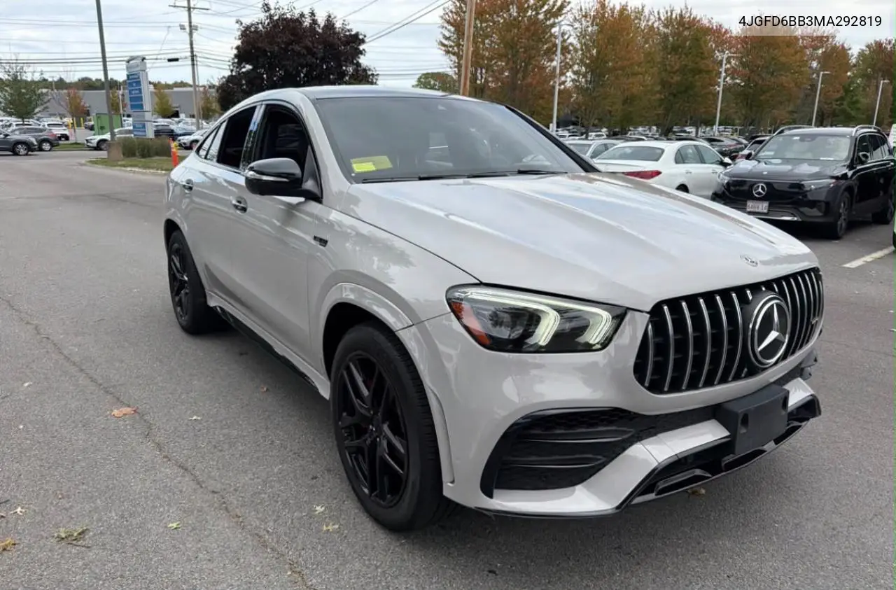2021 MERCEDES GLE COUPE VIN 4JGFD6BB3MA292819 — фото 2