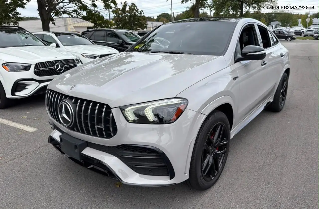 2021 MERCEDES GLE COUPE VIN 4JGFD6BB3MA292819 — фото 3