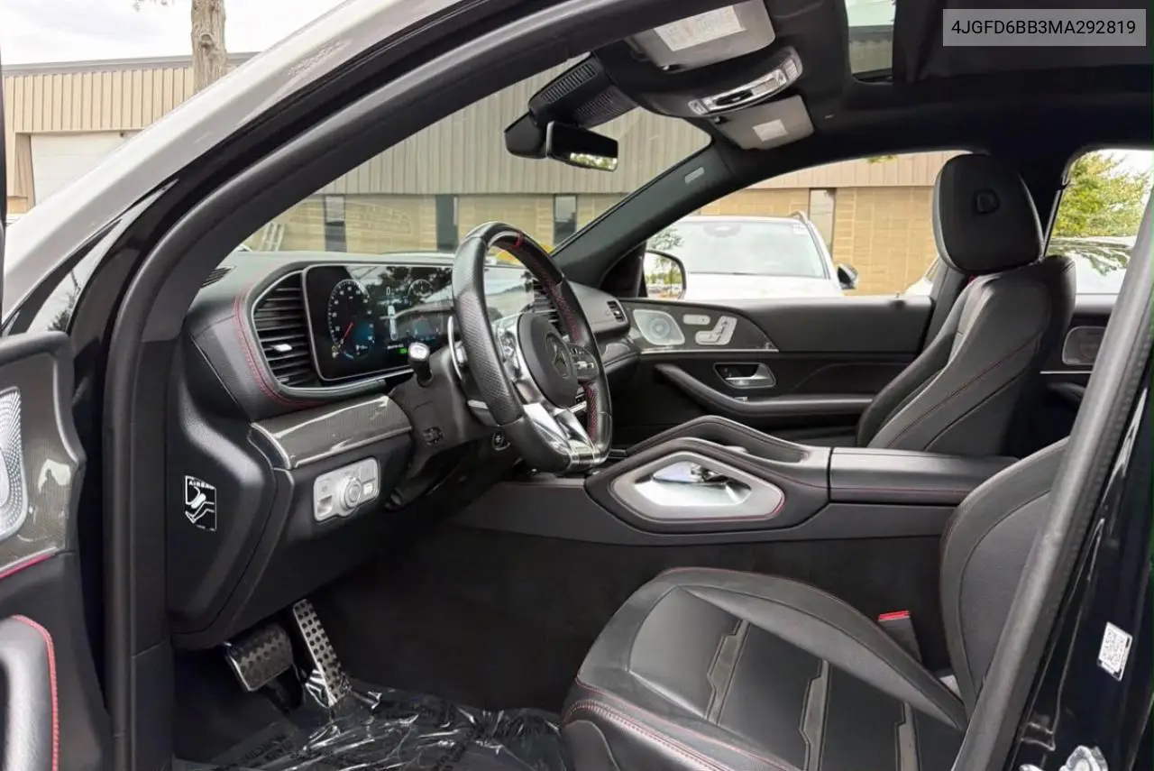 MERCEDES GLE COUPE 2021, VIN 4JGFD6BB3MA292819