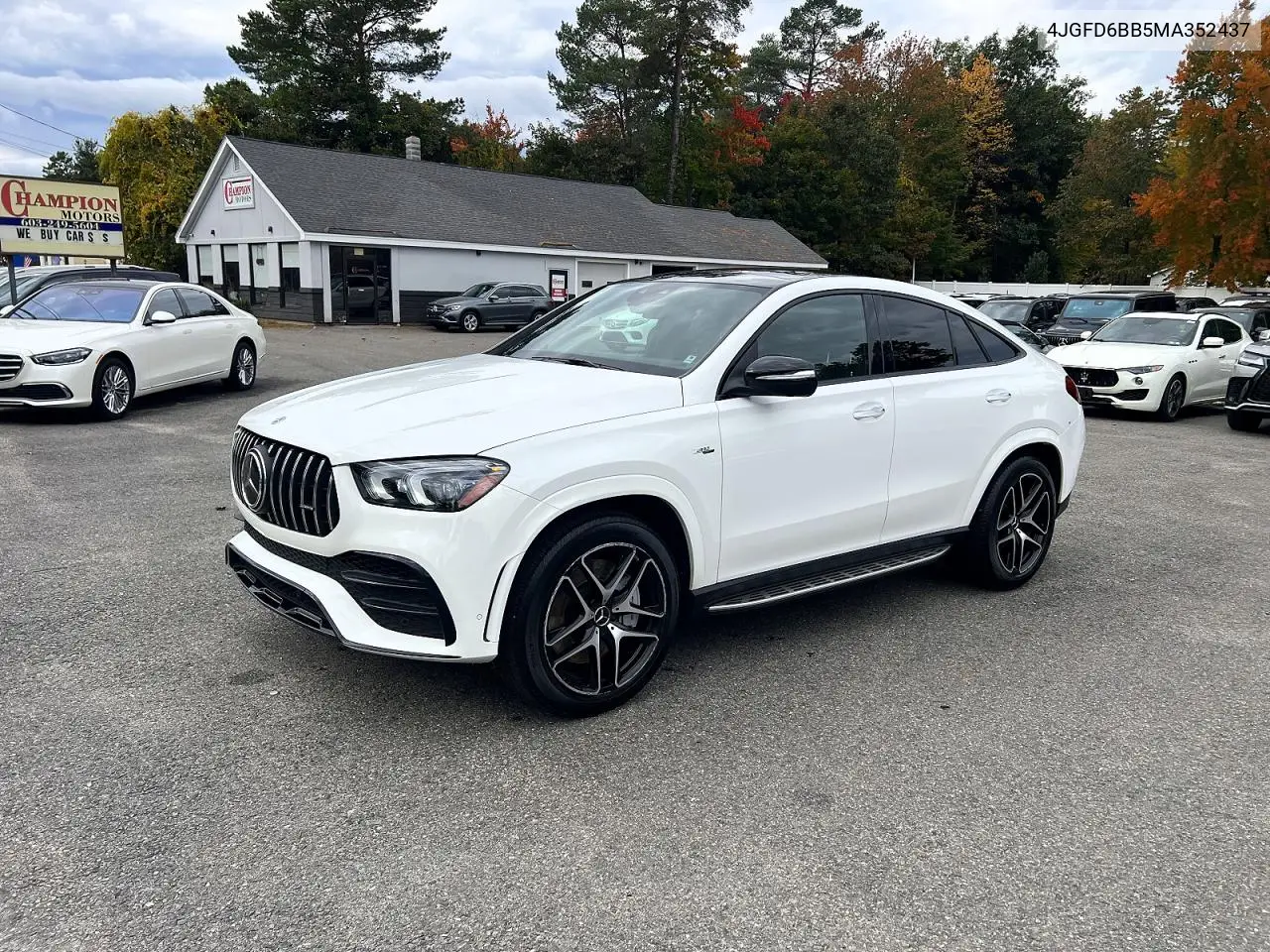 2021 MERCEDES GLE COUPE VIN 4JGFD6BB5MA352437 — фото 2