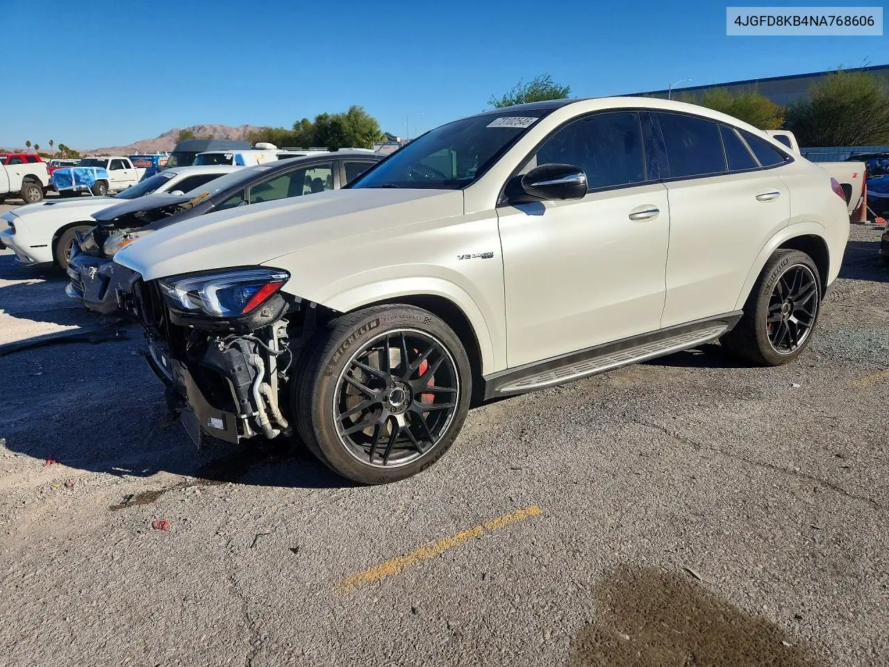 MERCEDES GLE COUPE 2022, VIN 4JGFD8KB4NA768606