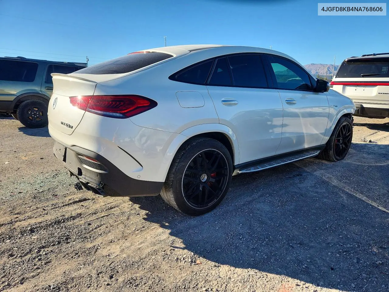 2022 MERCEDES GLE COUPE VIN 4JGFD8KB4NA768606 — фото 3