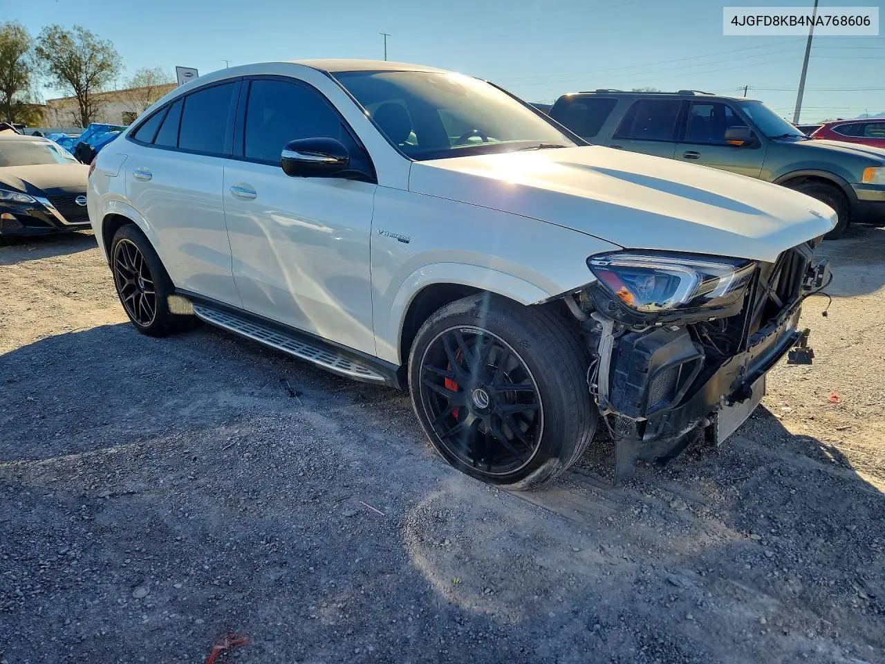 2022 MERCEDES GLE COUPE VIN 4JGFD8KB4NA768606 — фото 4