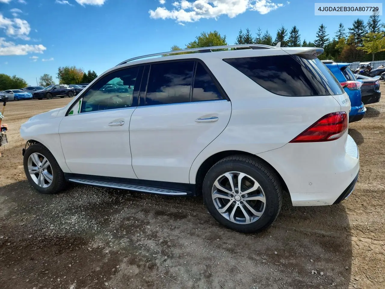 2016 MERCEDES GLE VIN 4JGDA2EB3GA807729 — фото 2