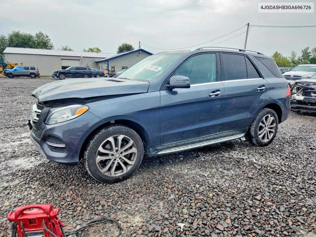 MERCEDES GLE 2016, VIN 4JGDA5HB3GA696726