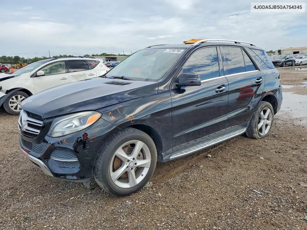 MERCEDES GLE 2016, VIN 4JGDA5JB5GA754345