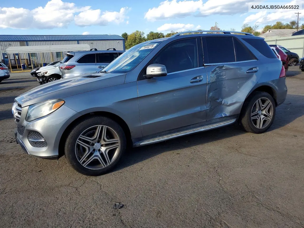 MERCEDES GLE 2016, VIN 4JGDA5JB5GA665522