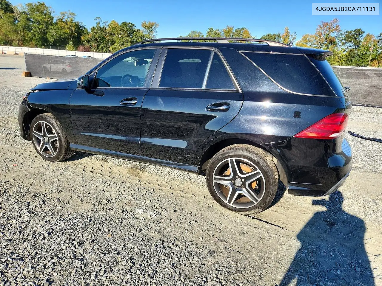 2016 MERCEDES GLE VIN 4JGDA5JB2GA711131 — фото 2