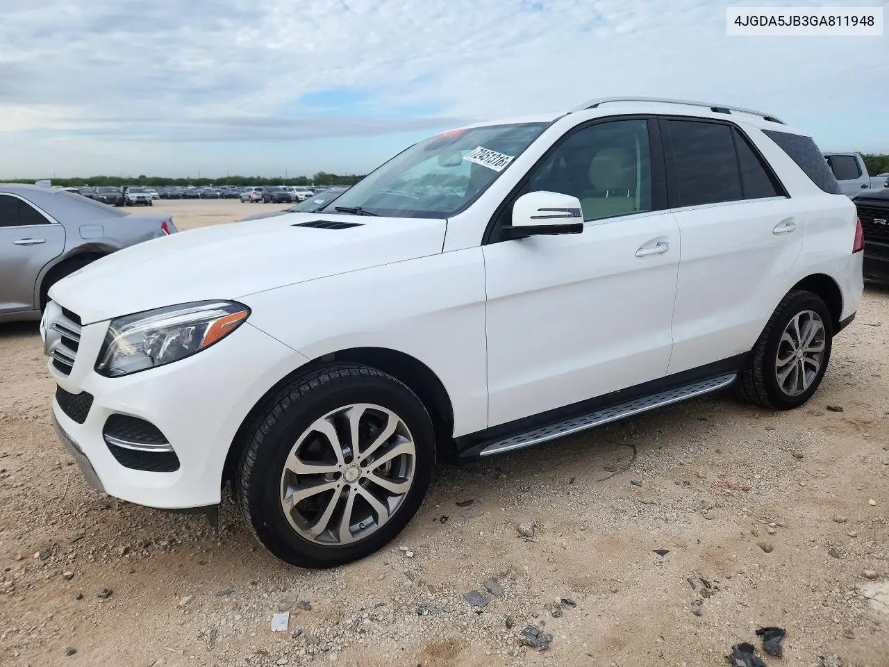 MERCEDES GLE 2016, VIN 4JGDA5JB3GA811948