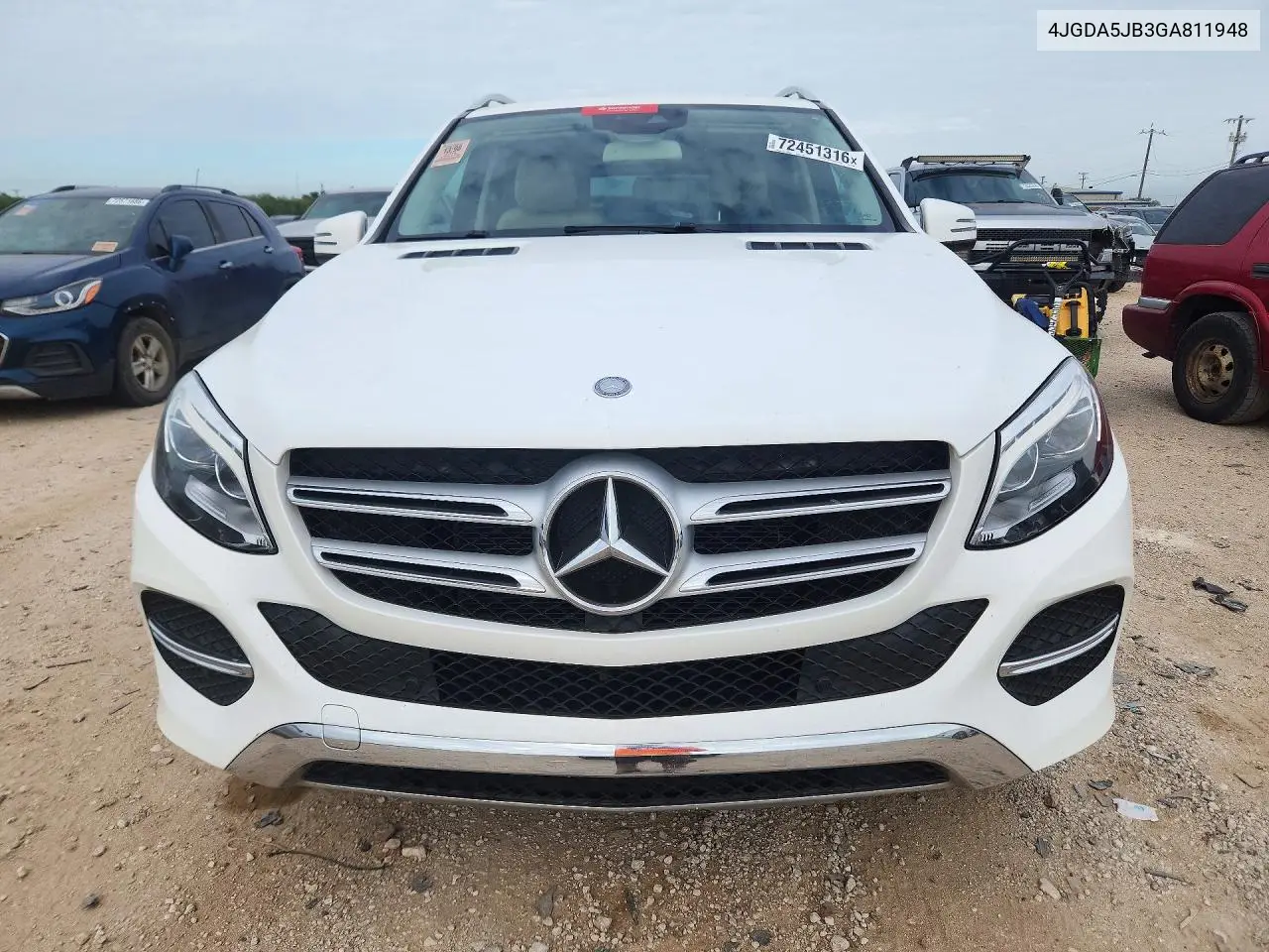 2016 MERCEDES GLE VIN 4JGDA5JB3GA811948 — фото 5
