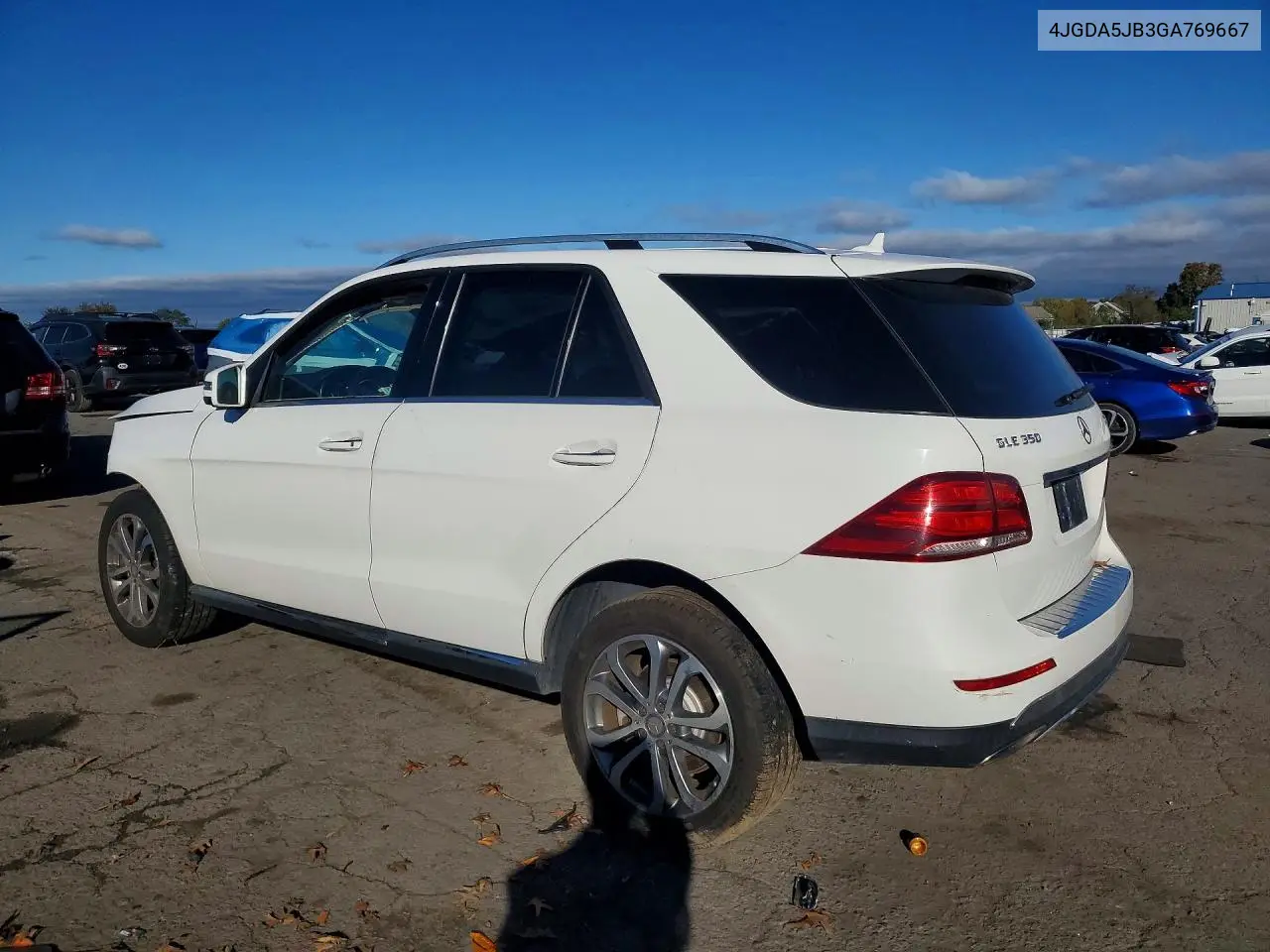 2016 MERCEDES GLE VIN 4JGDA5JB3GA769667 — фото 2