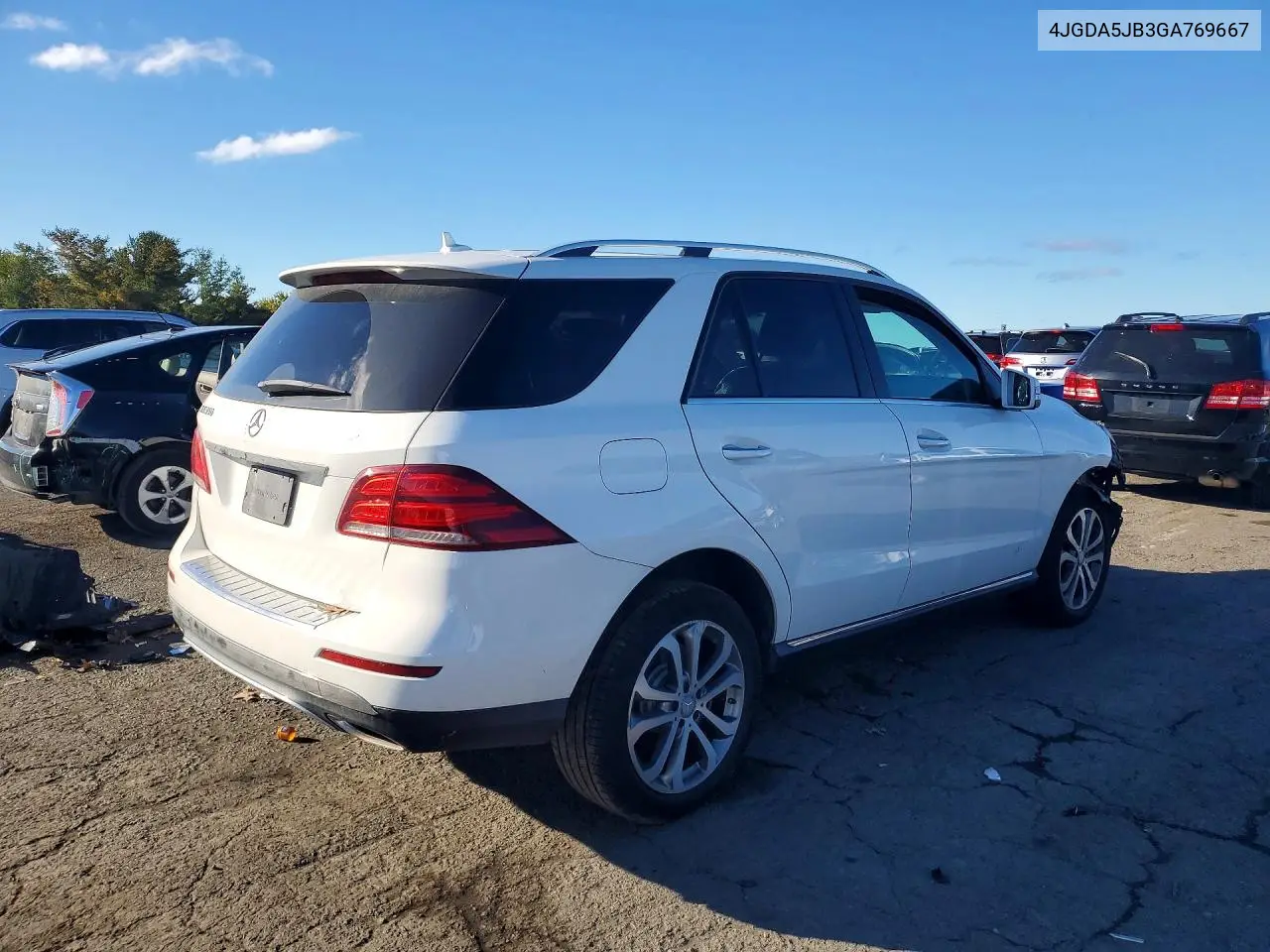 2016 MERCEDES GLE VIN 4JGDA5JB3GA769667 — фото 3