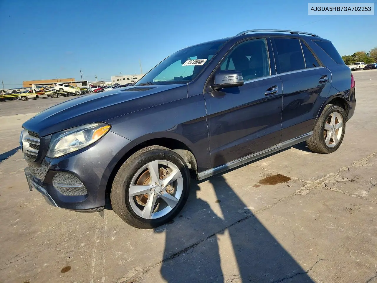 MERCEDES GLE 2016, VIN 4JGDA5HB7GA702253