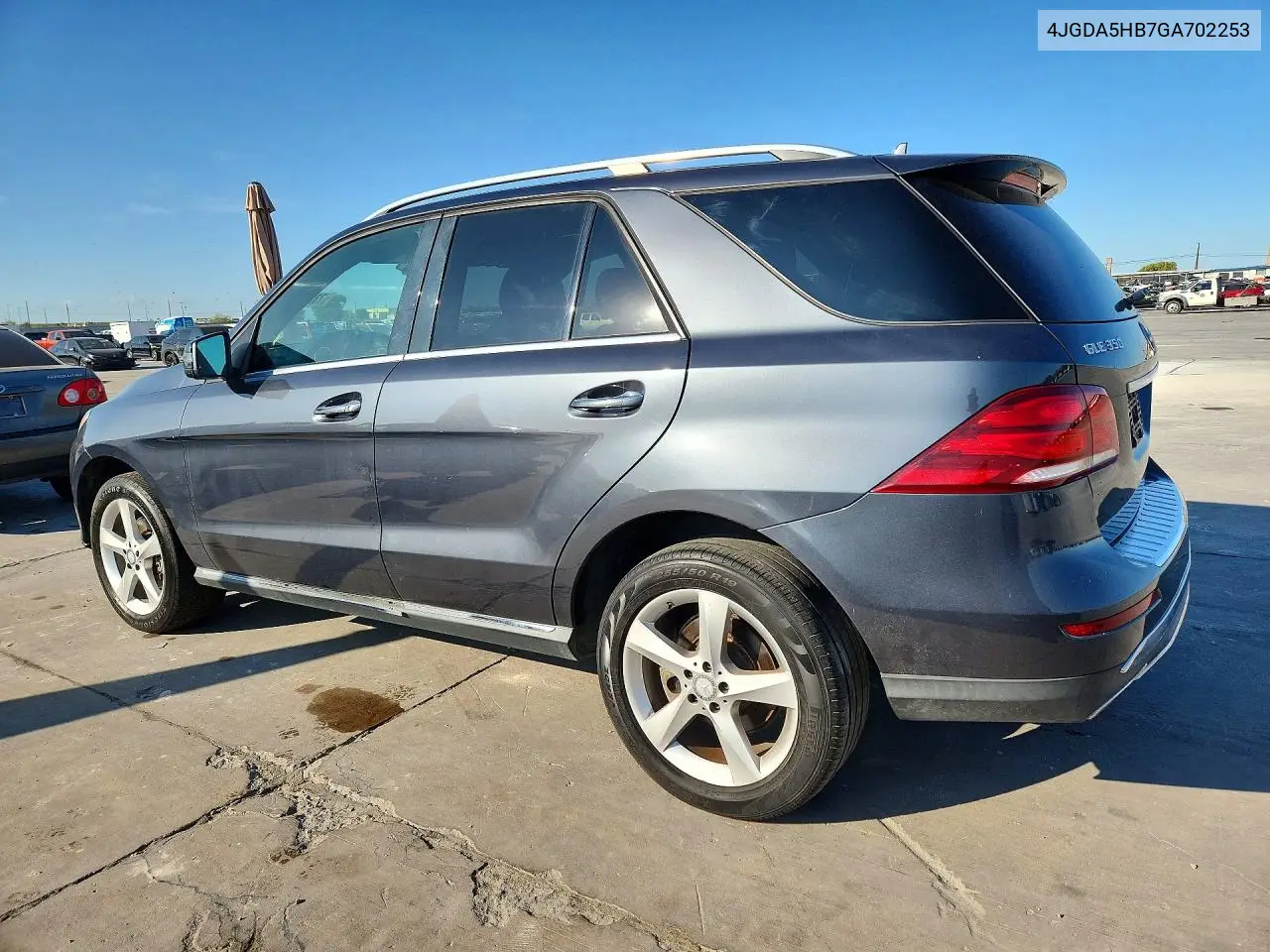 2016 MERCEDES GLE VIN 4JGDA5HB7GA702253 — фото 2