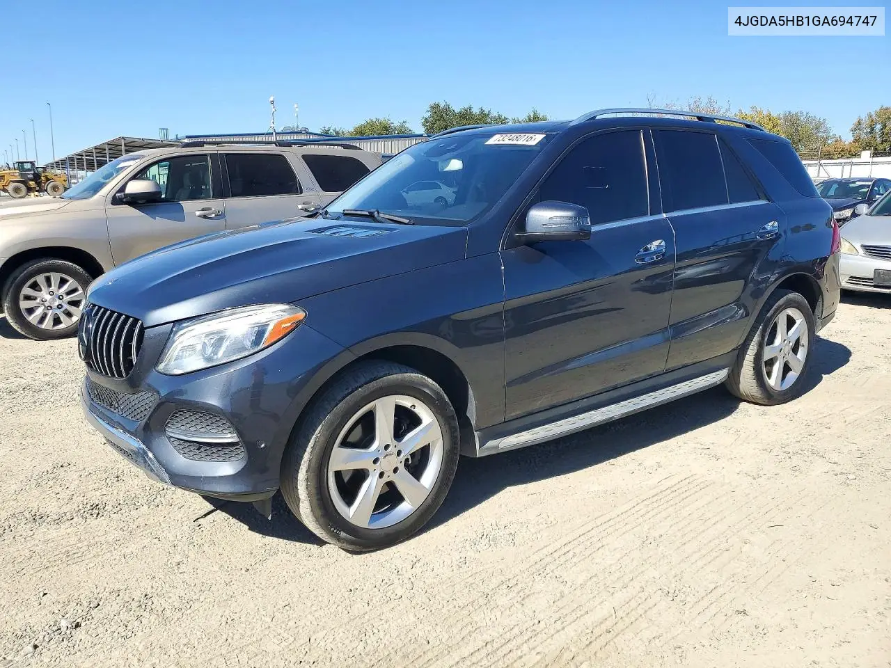 MERCEDES GLE 2016, VIN 4JGDA5HB1GA694747