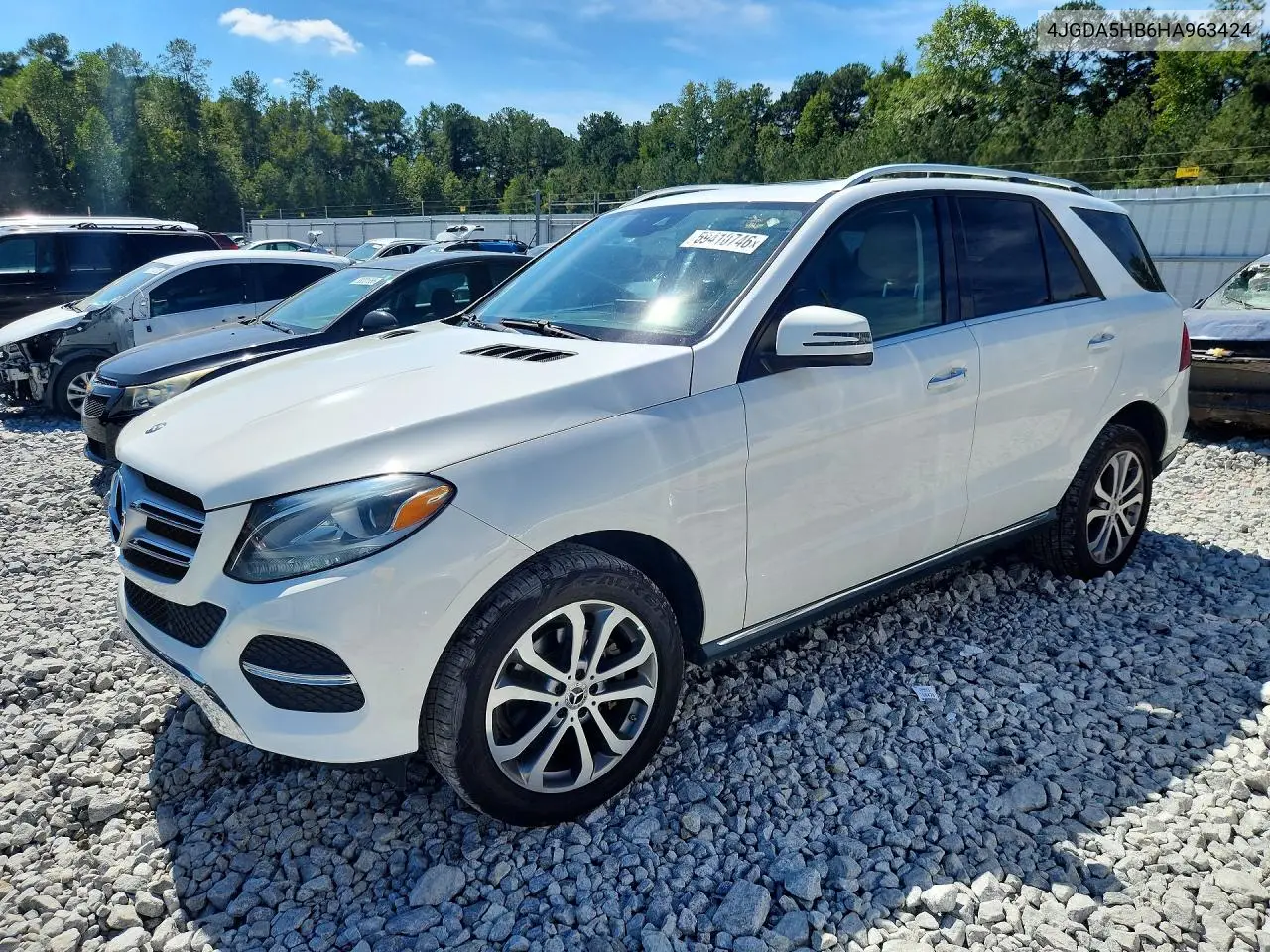 MERCEDES GLE 2017, VIN 4JGDA5HB6HA963424