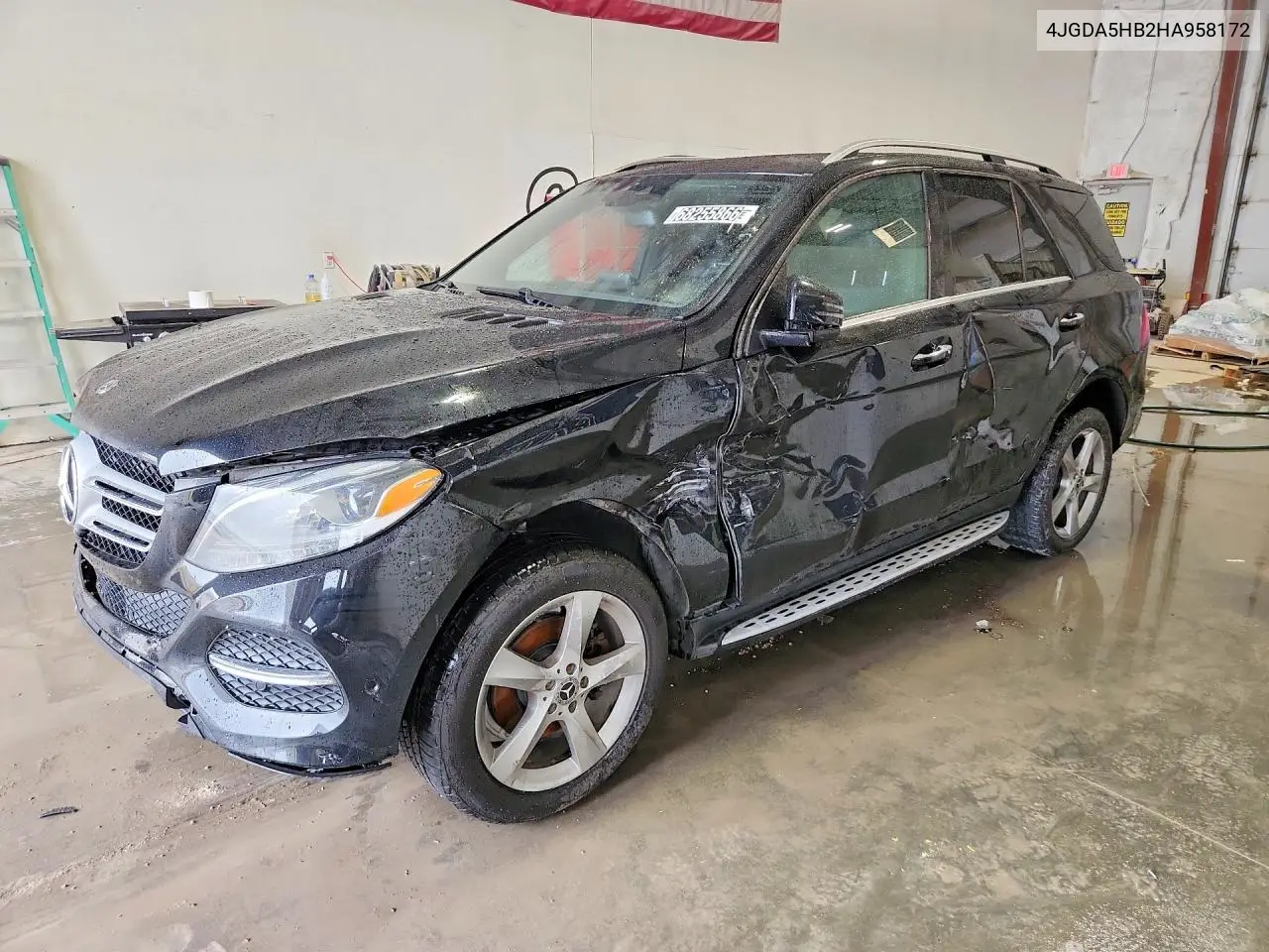 MERCEDES GLE 2017, VIN 4JGDA5HB2HA958172
