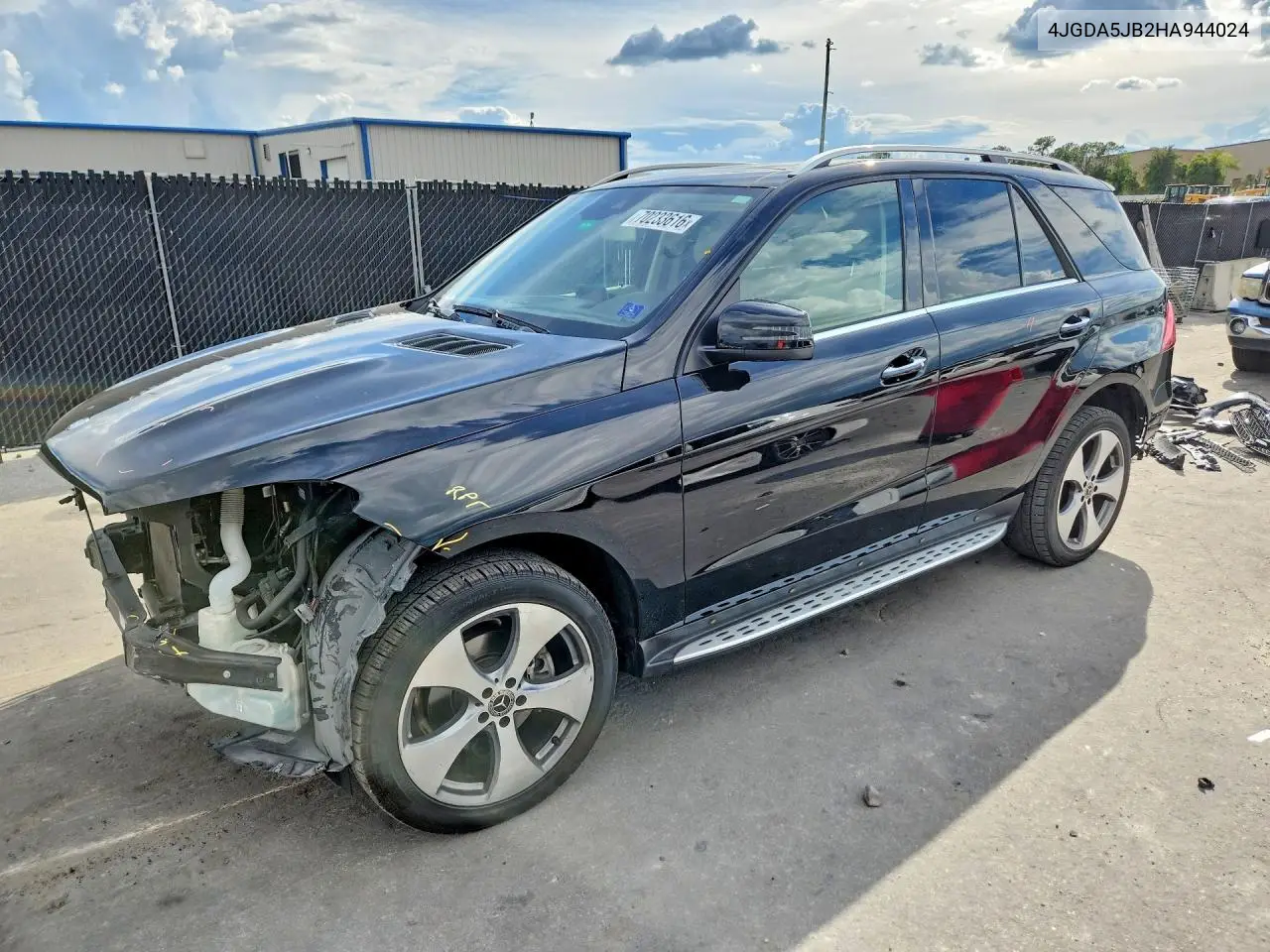 MERCEDES GLE 2017, VIN 4JGDA5JB2HA944024