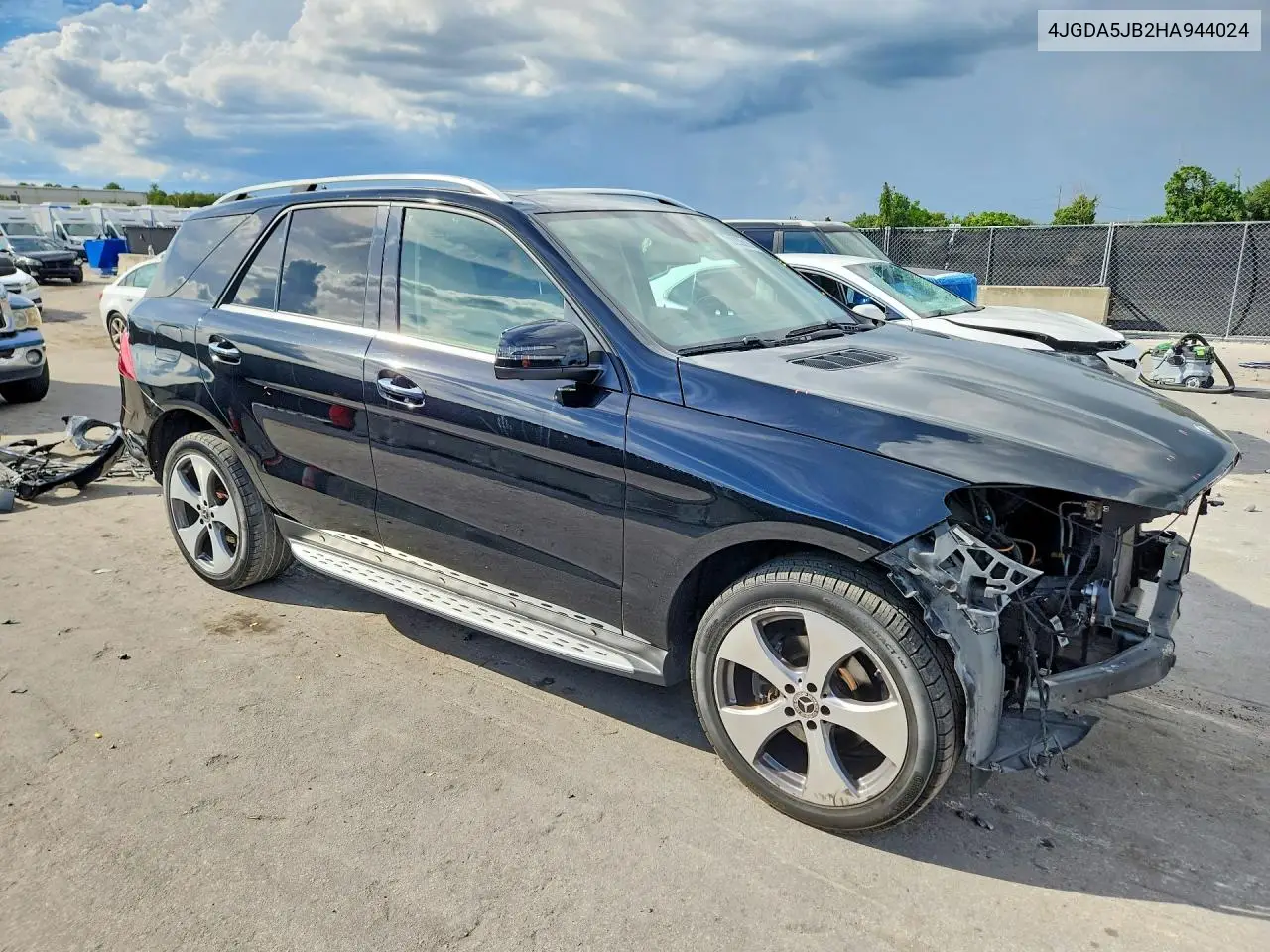 2017 MERCEDES GLE VIN 4JGDA5JB2HA944024 — фото 4