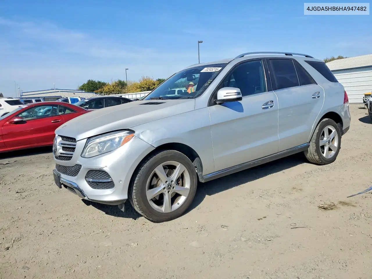 MERCEDES GLE 2017, VIN 4JGDA5HB6HA947482