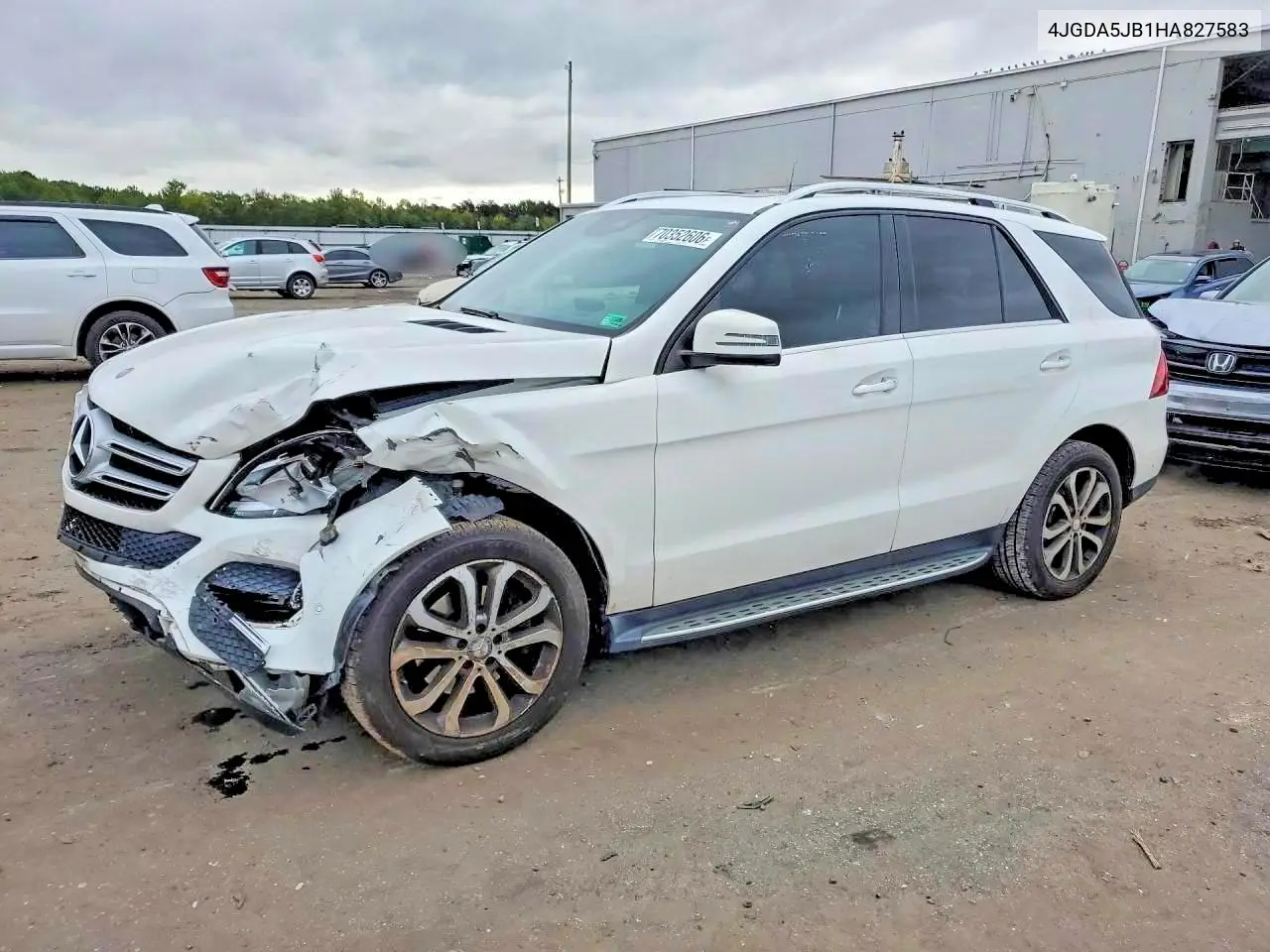MERCEDES GLE 2017, VIN 4JGDA5JB1HA827583
