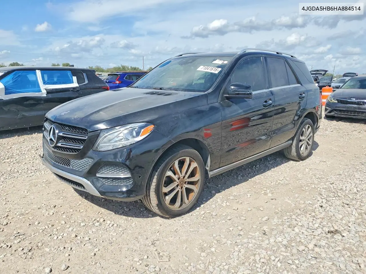 MERCEDES GLE 2017, VIN 4JGDA5HB6HA884514