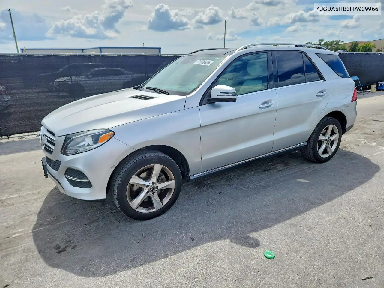 MERCEDES GLE 2017, VIN 4JGDA5HB3HA909966