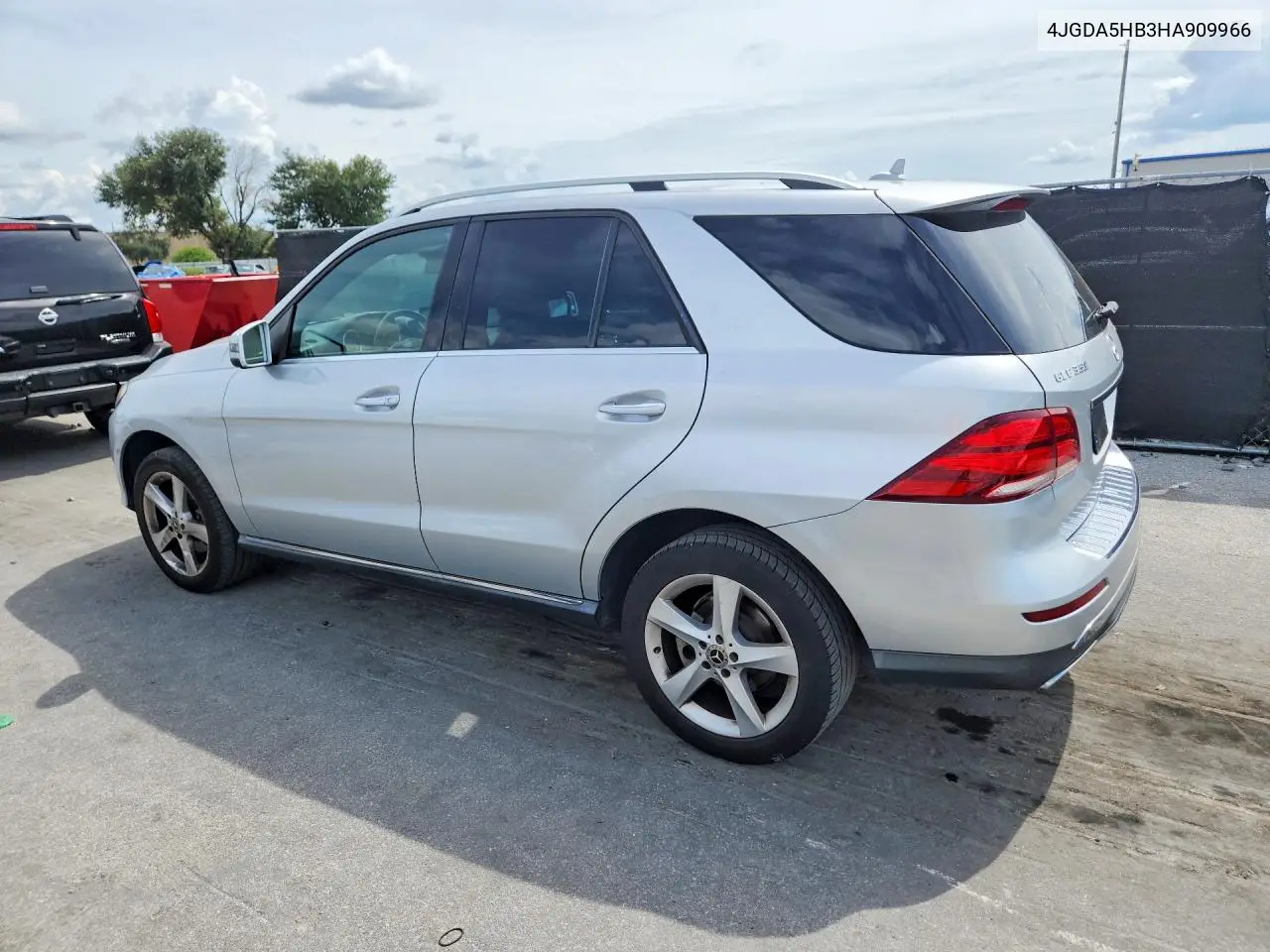 2017 MERCEDES GLE VIN 4JGDA5HB3HA909966 — фото 2