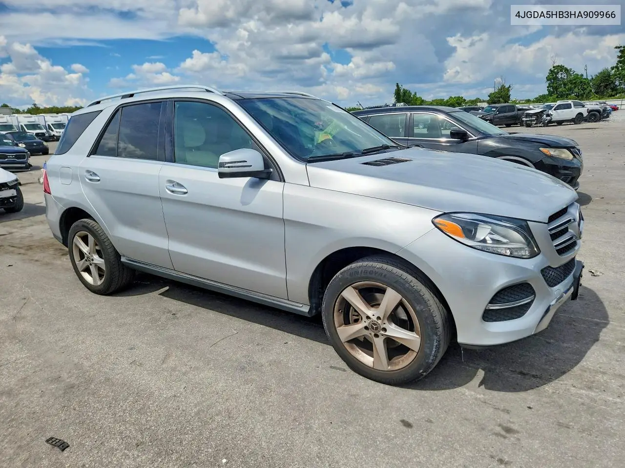 2017 MERCEDES GLE VIN 4JGDA5HB3HA909966 — фото 4