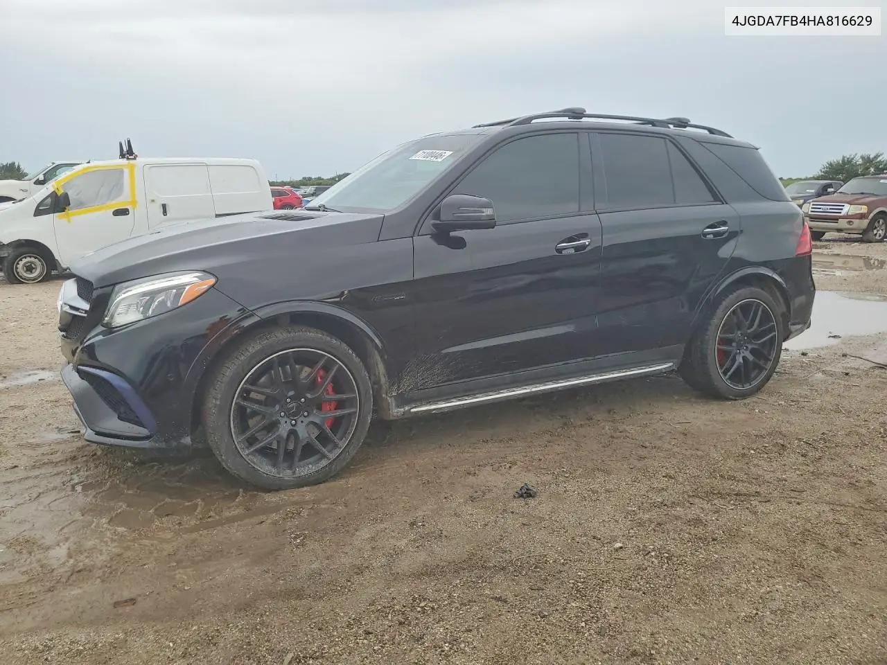 MERCEDES GLE 2017, VIN 4JGDA7FB4HA816629