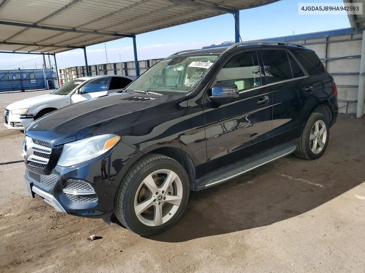 MERCEDES GLE 2017, VIN 4JGDA5JB9HA942593