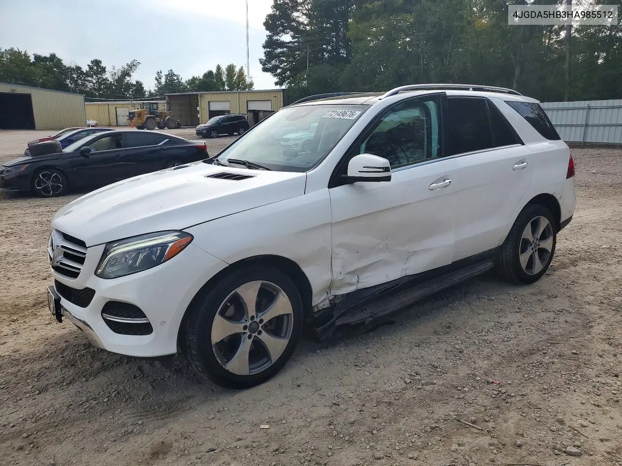MERCEDES GLE 2017, VIN 4JGDA5HB3HA985512