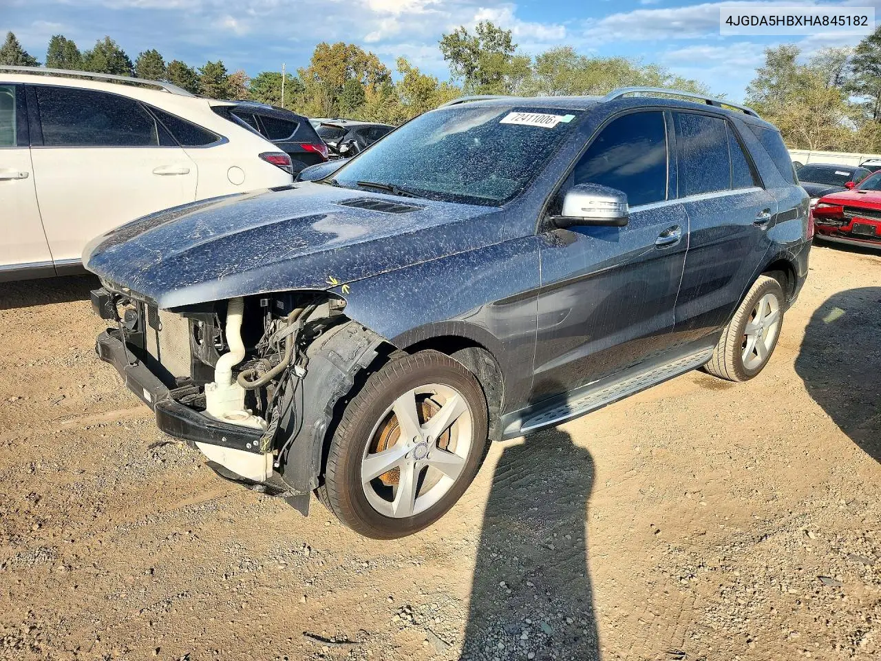 MERCEDES GLE 2017, VIN 4JGDA5HBXHA845182