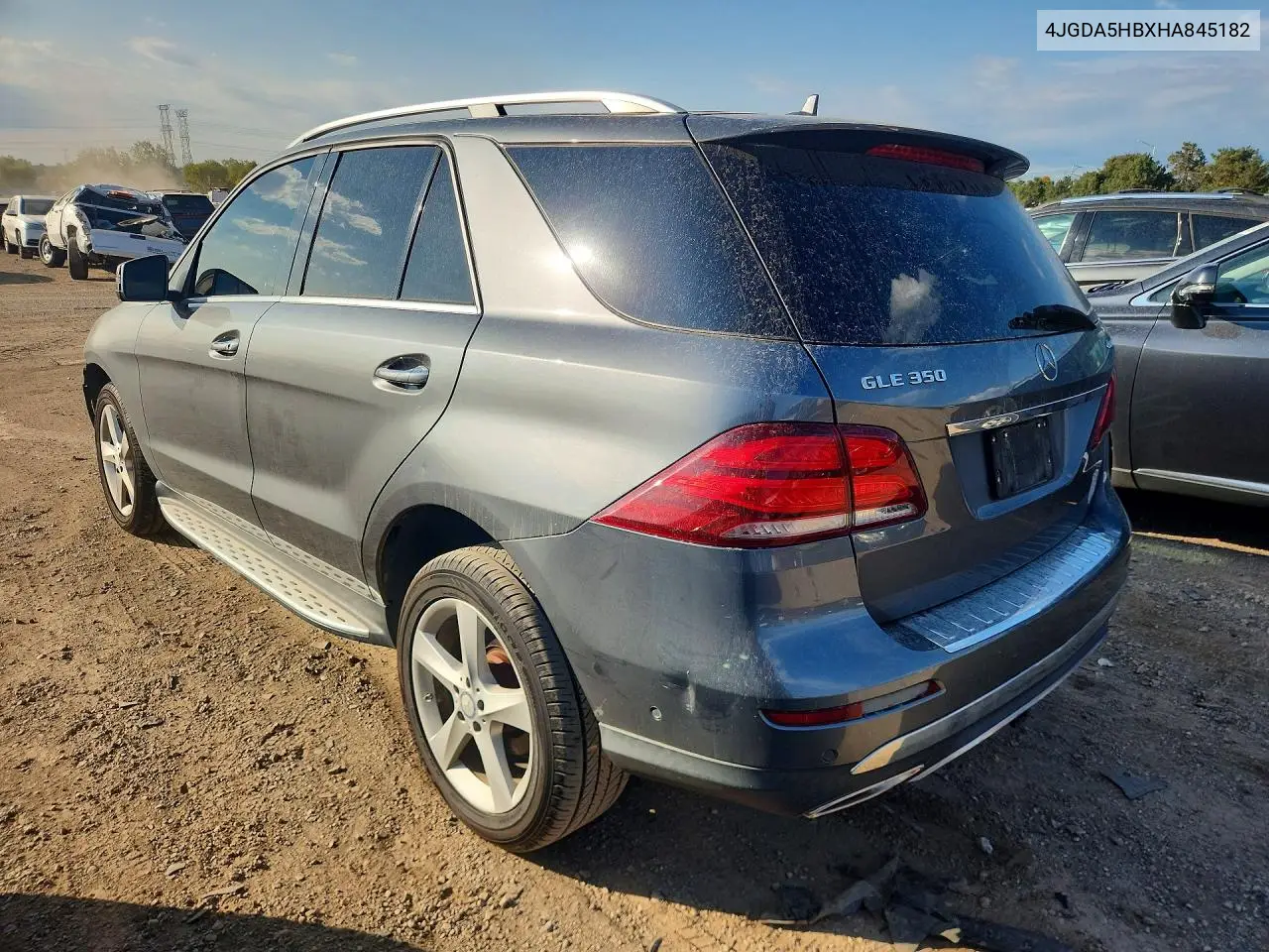 2017 MERCEDES GLE VIN 4JGDA5HBXHA845182 — фото 2