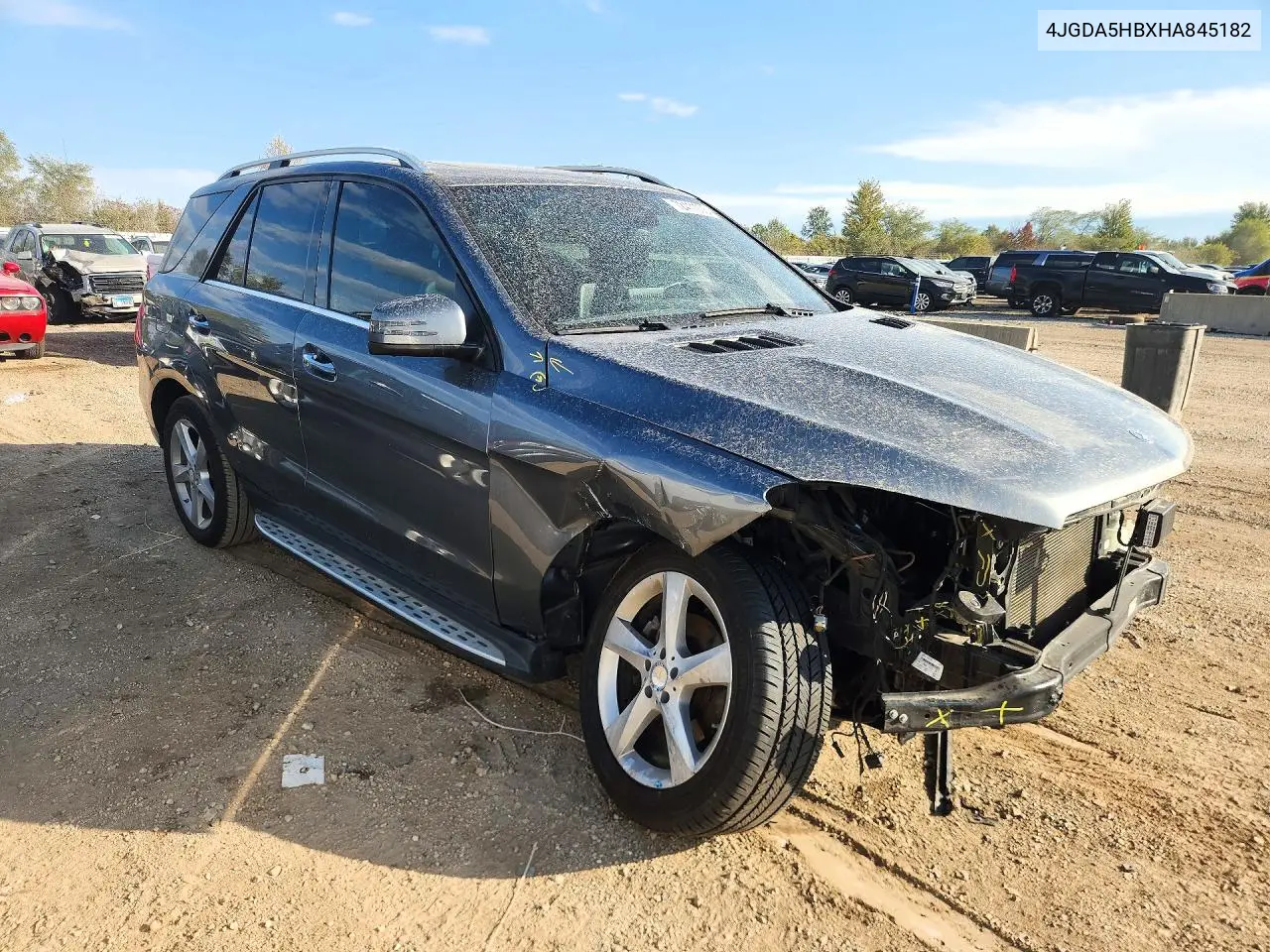 2017 MERCEDES GLE VIN 4JGDA5HBXHA845182 — фото 4