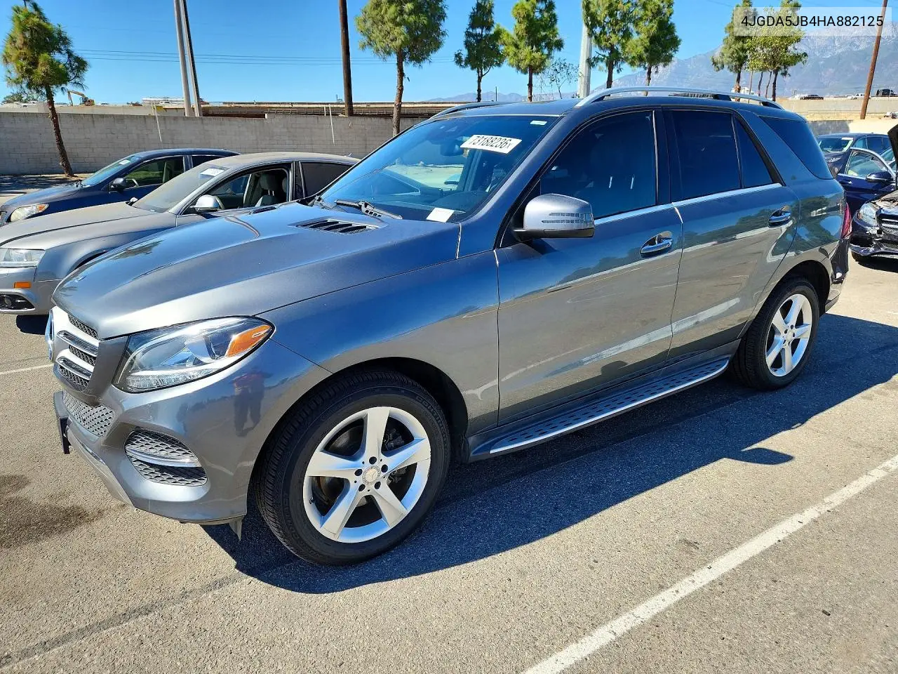 MERCEDES GLE 2017, VIN 4JGDA5JB4HA882125