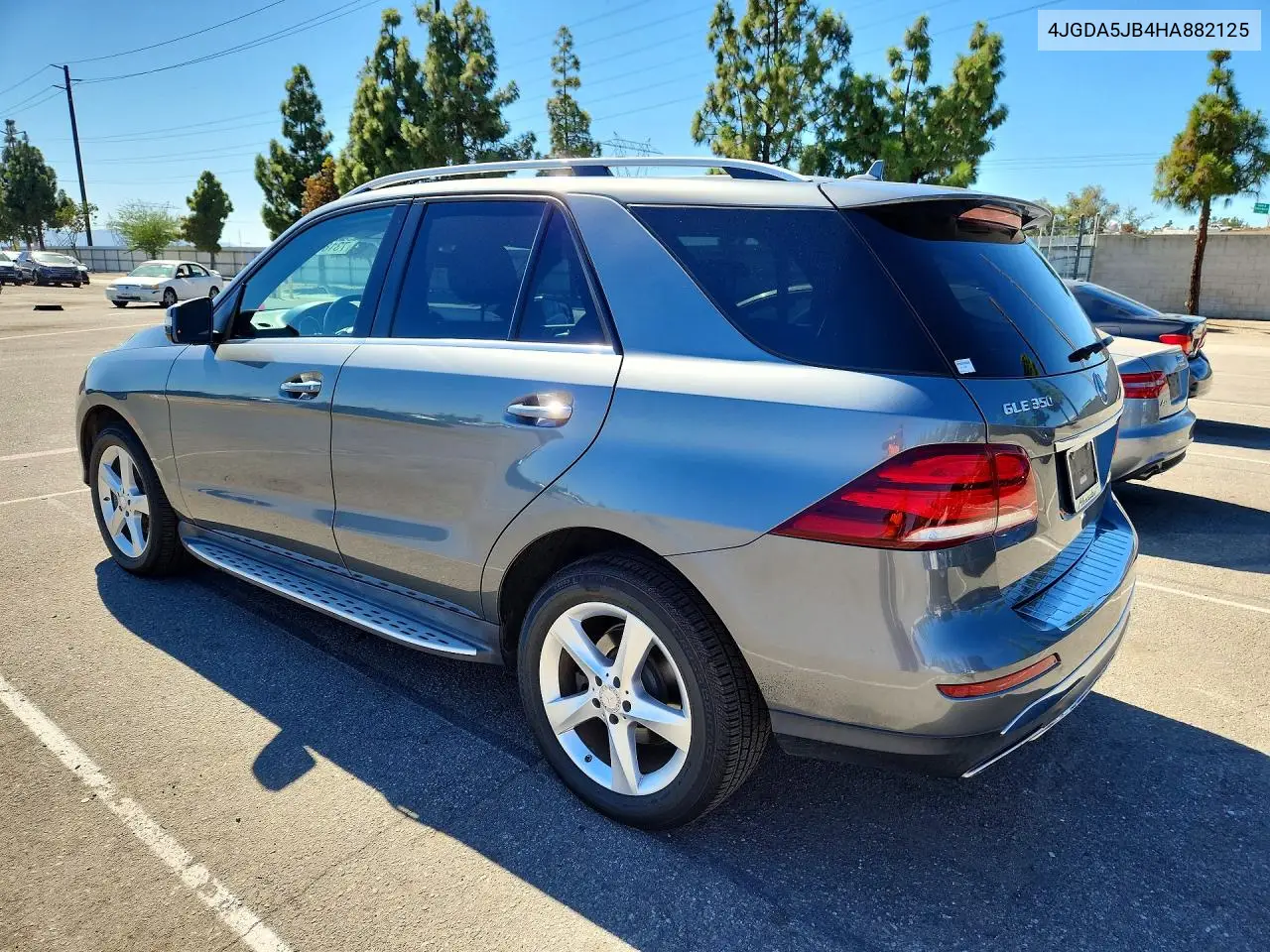 2017 MERCEDES GLE VIN 4JGDA5JB4HA882125 — фото 2