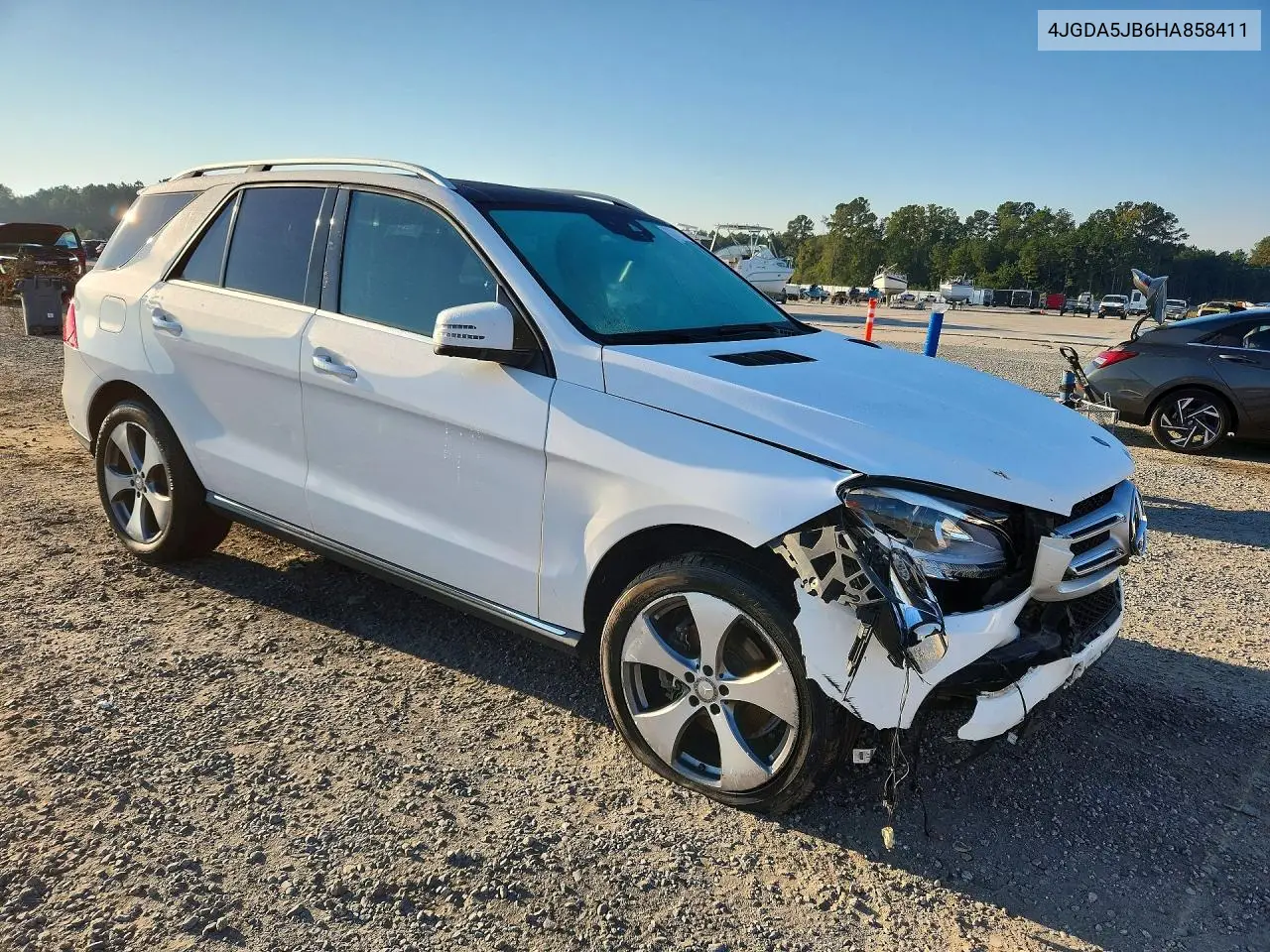 2017 MERCEDES GLE VIN 4JGDA5JB6HA858411 — фото 4