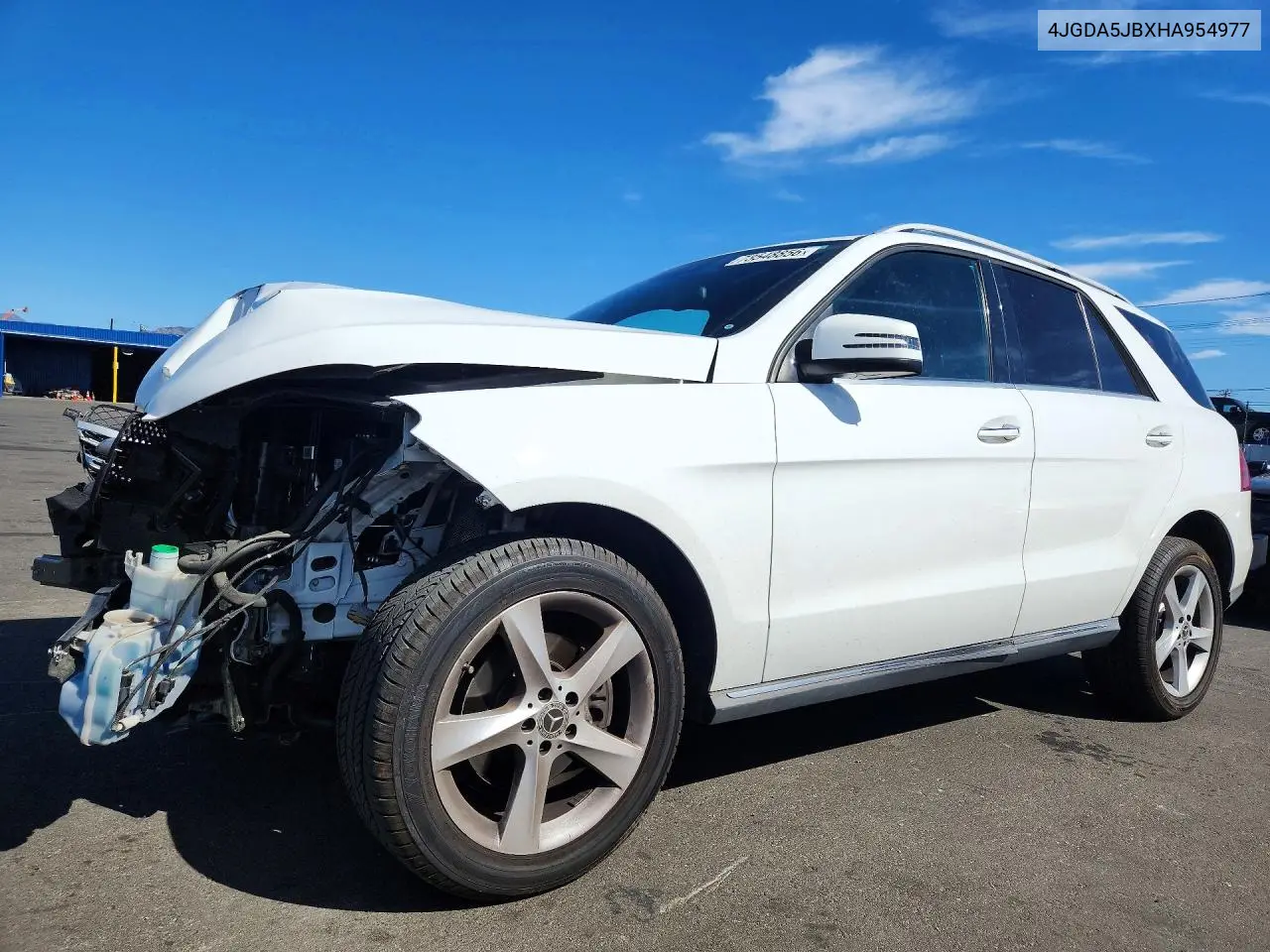 MERCEDES GLE 2017, VIN 4JGDA5JBXHA954977