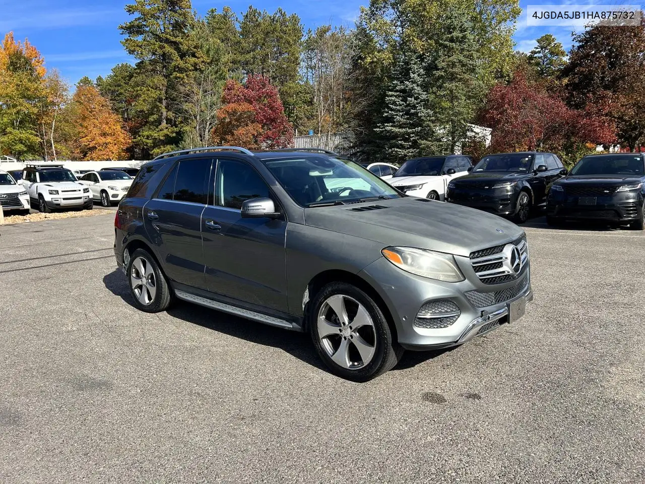 MERCEDES GLE 2017, VIN 4JGDA5JB1HA875732