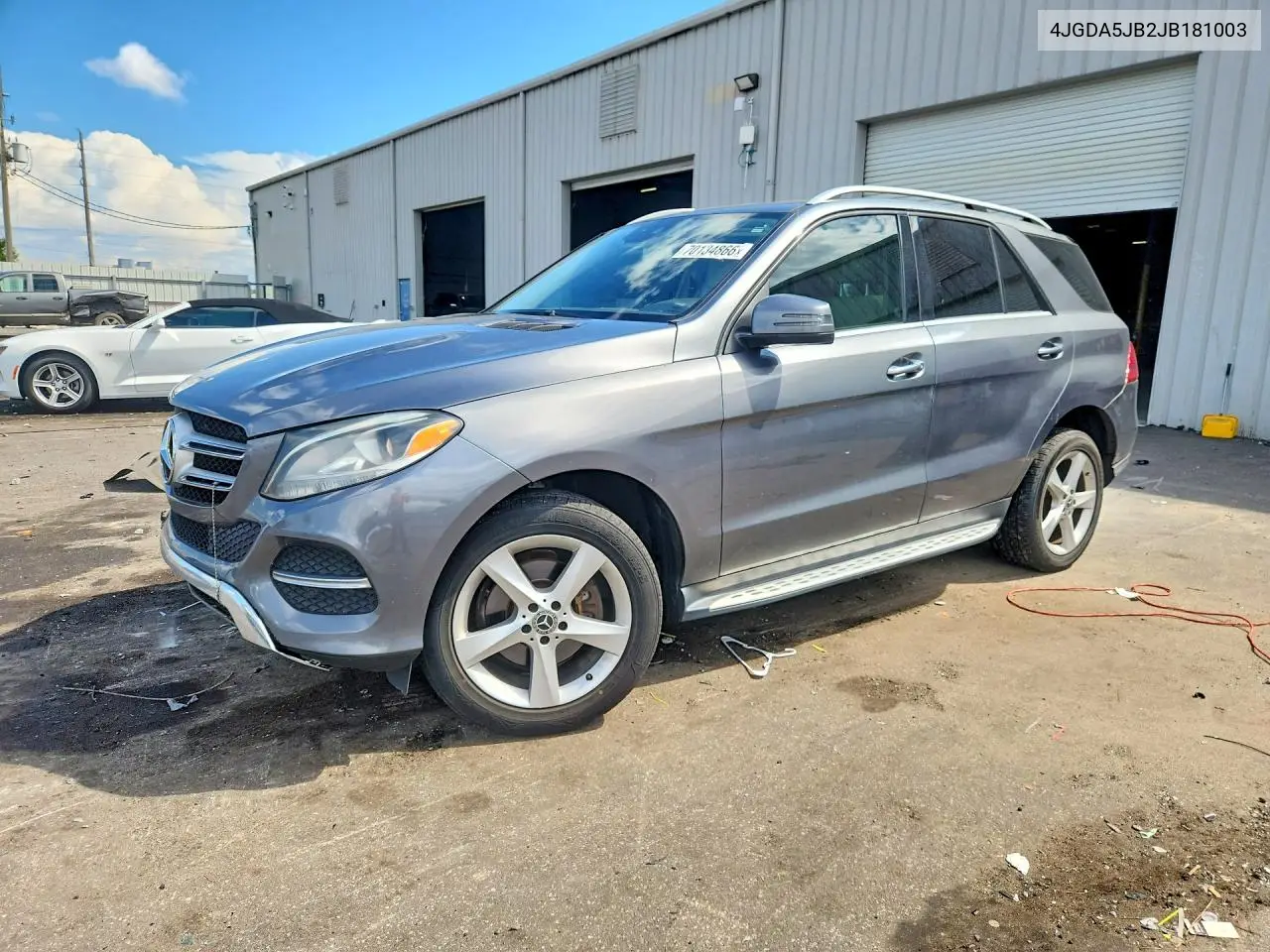 MERCEDES GLE 2018, VIN 4JGDA5JB2JB181003