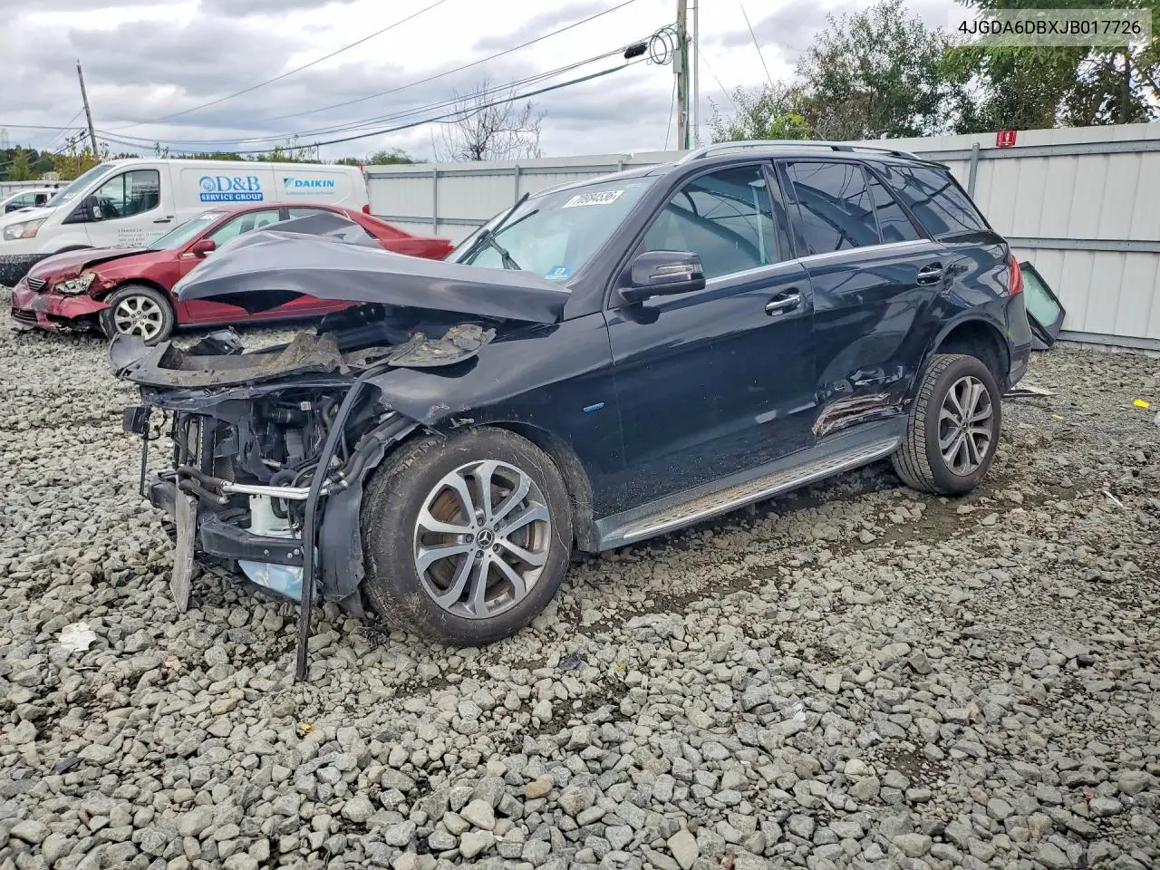 MERCEDES GLE 2018, VIN 4JGDA6DBXJB017726