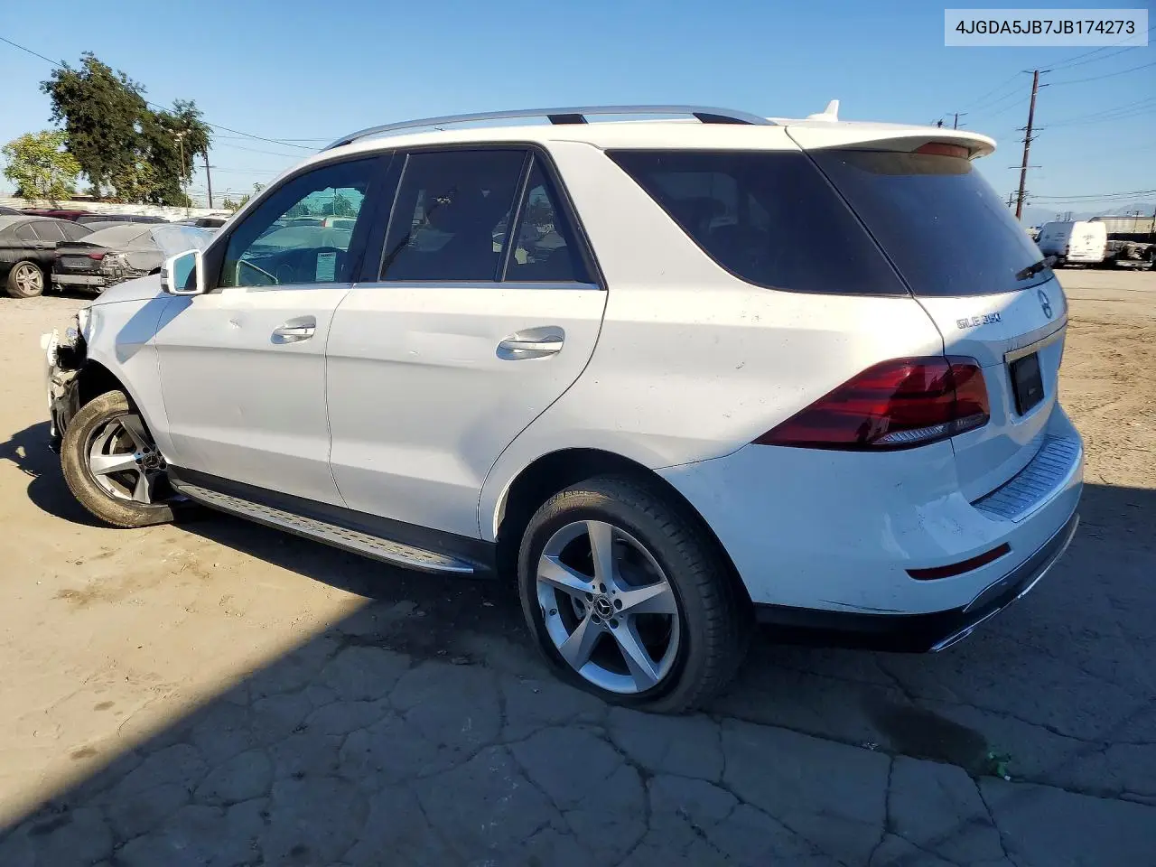 2018 MERCEDES GLE VIN 4JGDA5JB7JB174273 — фото 2