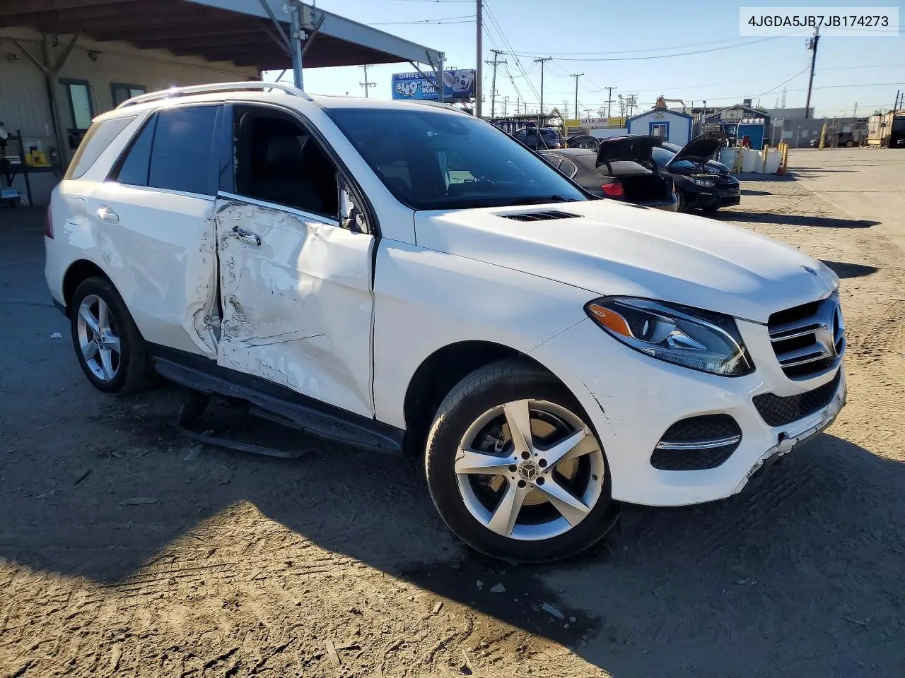 2018 MERCEDES GLE VIN 4JGDA5JB7JB174273 — фото 4