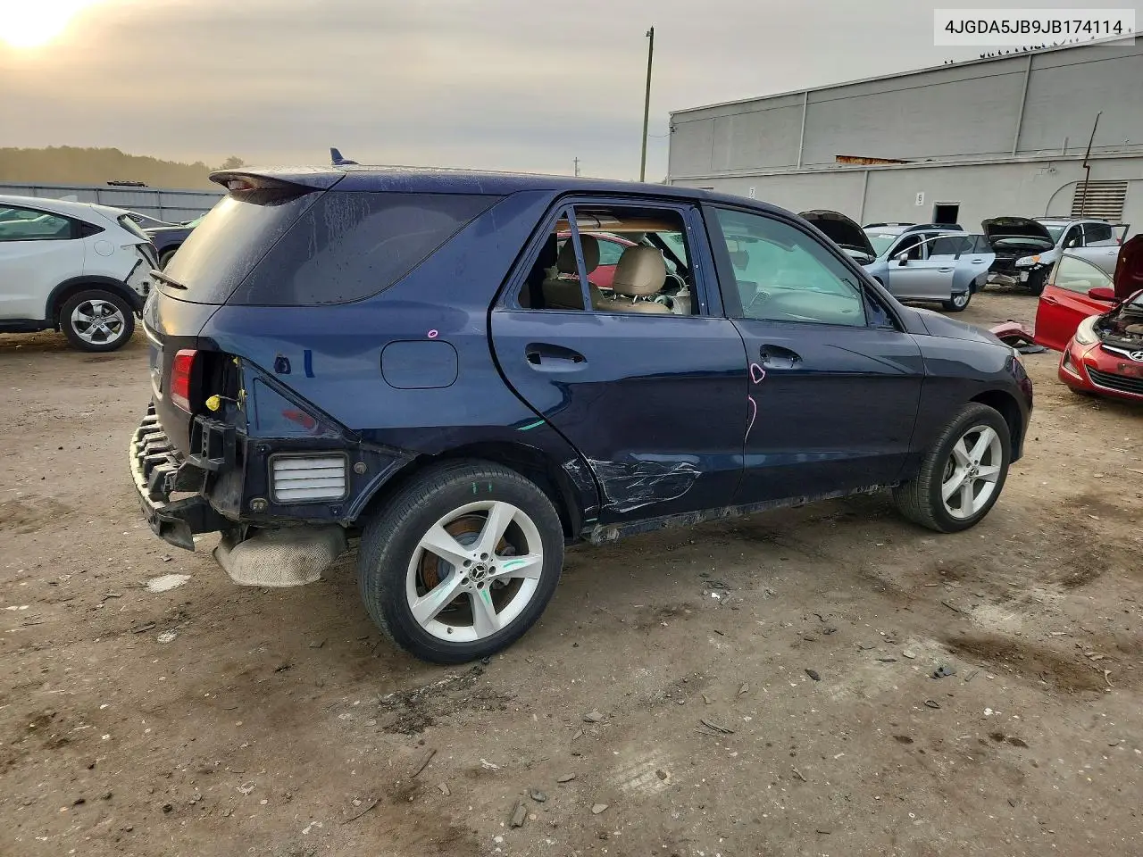 2018 MERCEDES GLE VIN 4JGDA5JB9JB174114 — фото 3