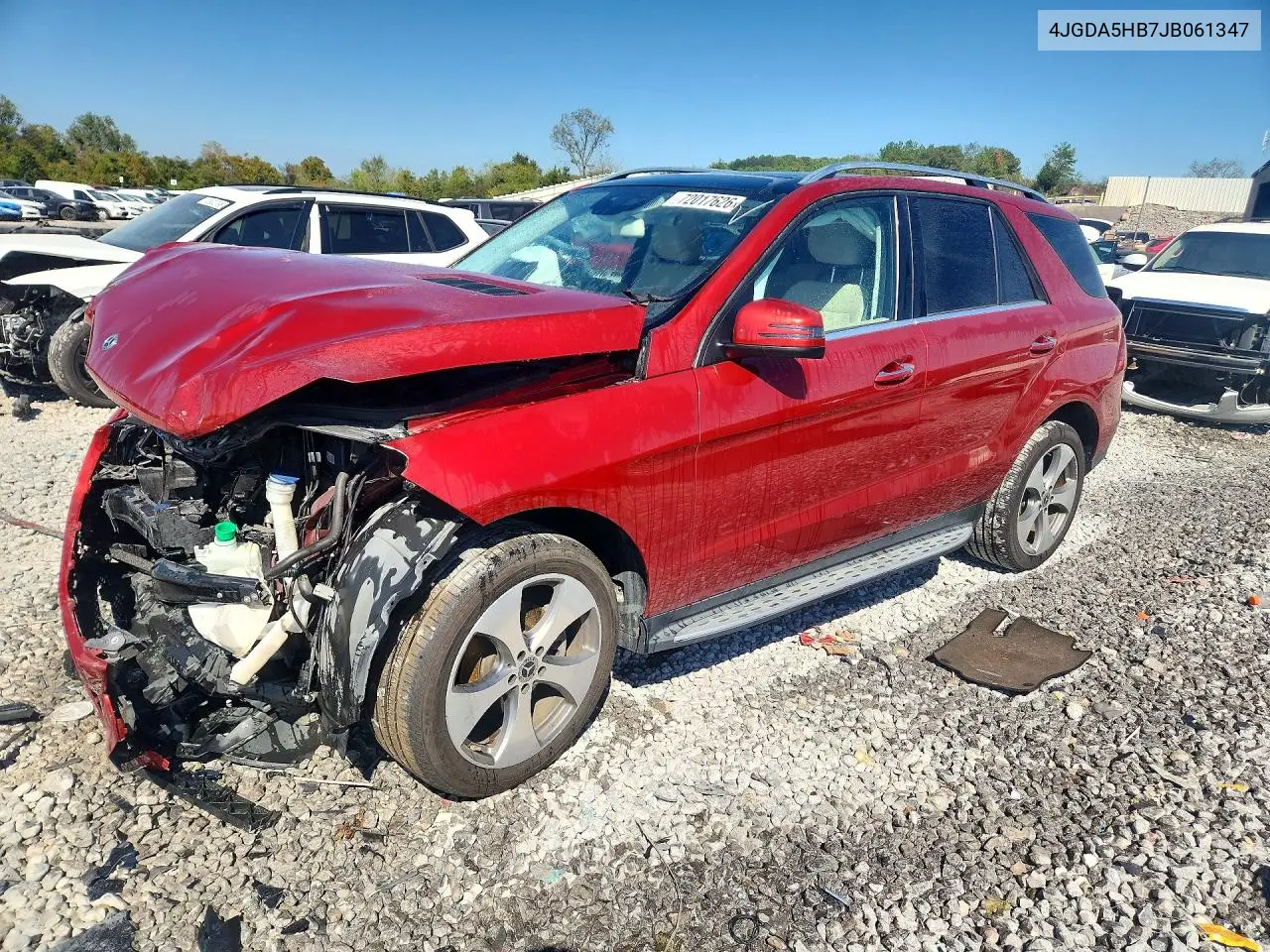 MERCEDES GLE 2018, VIN 4JGDA5HB7JB061347