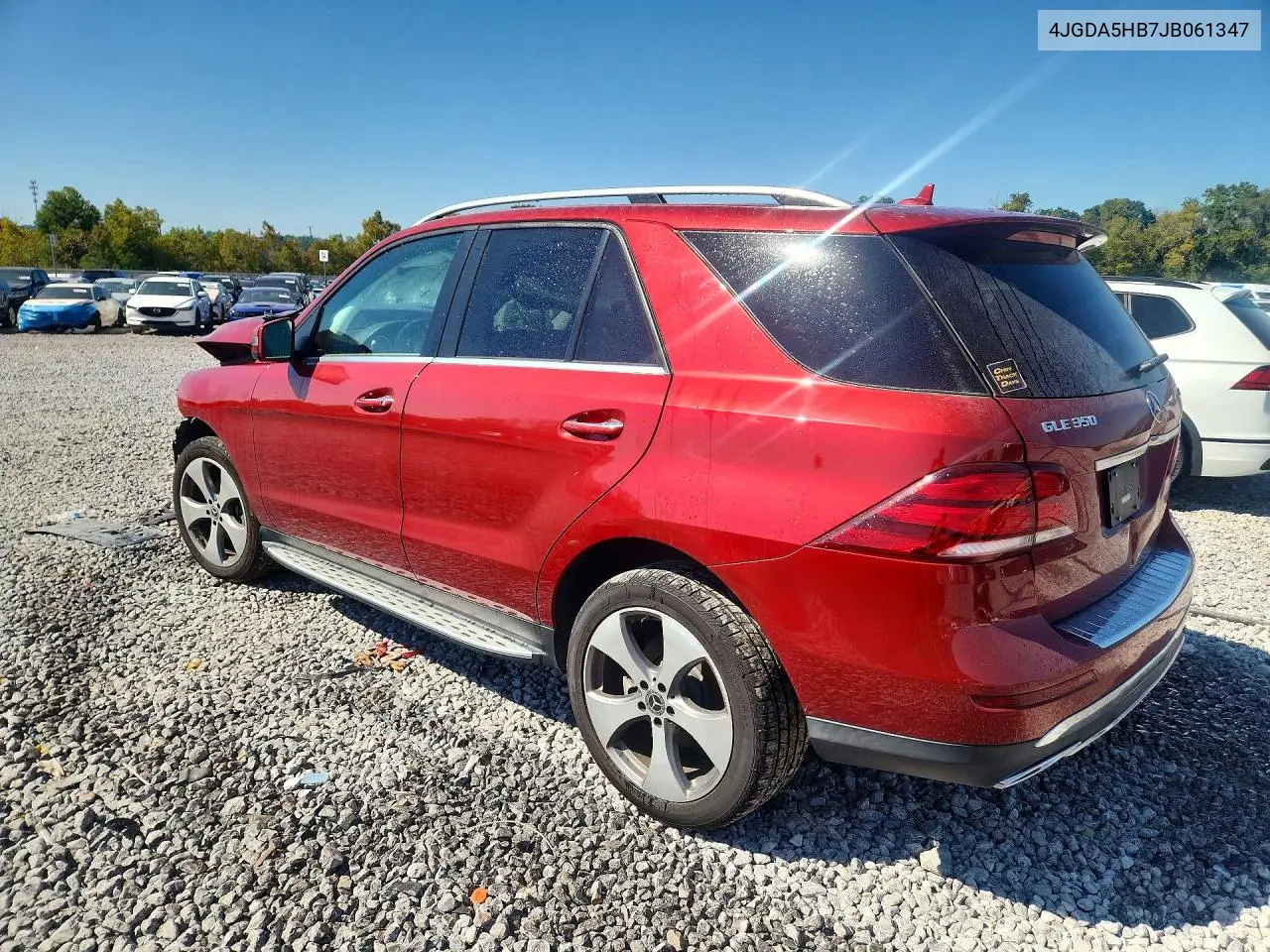 2018 MERCEDES GLE VIN 4JGDA5HB7JB061347 — фото 2