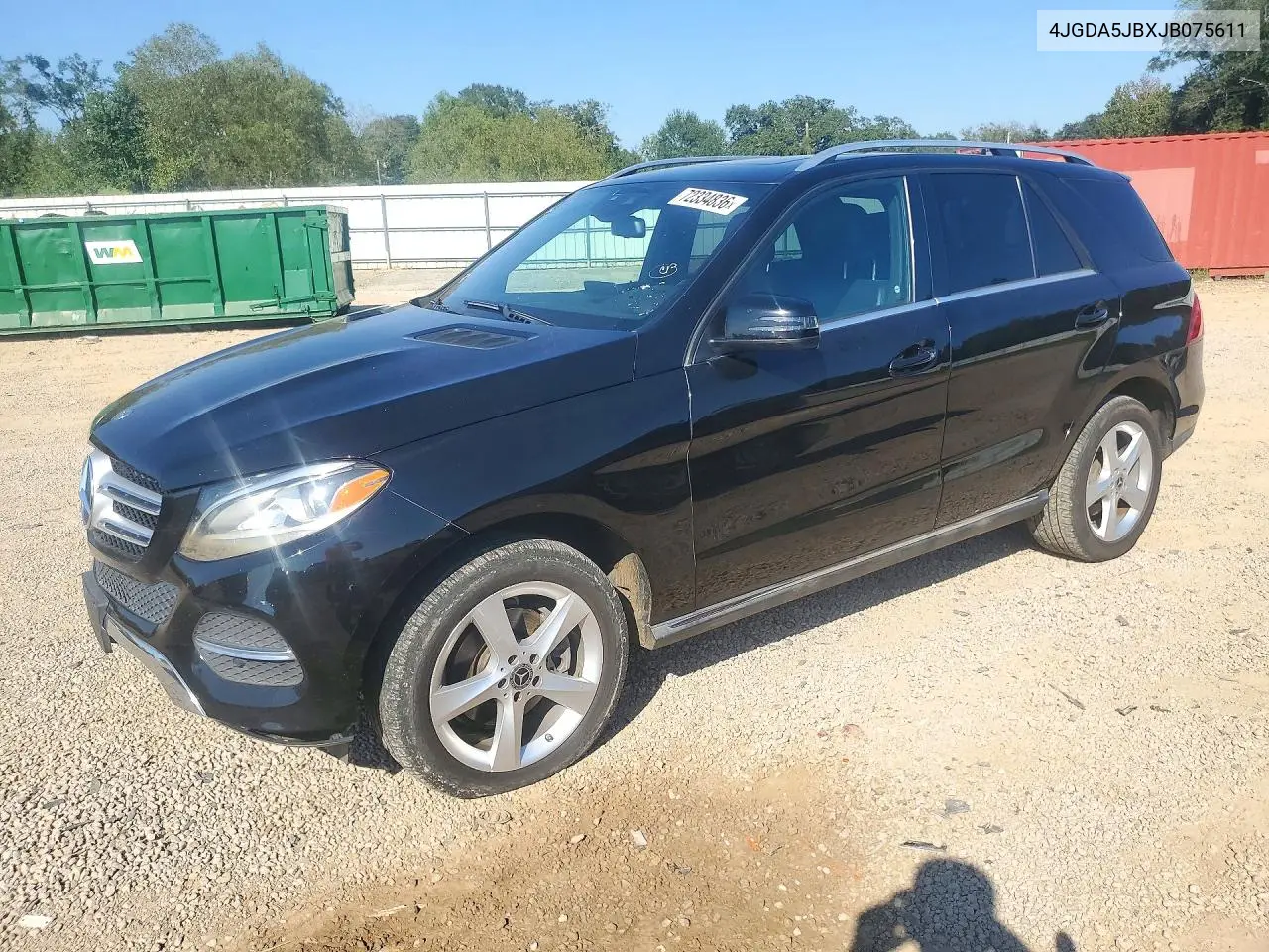 MERCEDES GLE 2018, VIN 4JGDA5JBXJB075611