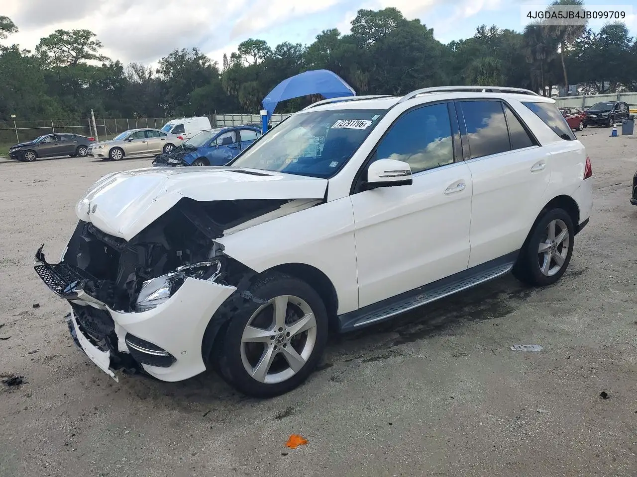 MERCEDES GLE 2018, VIN 4JGDA5JB4JB099709